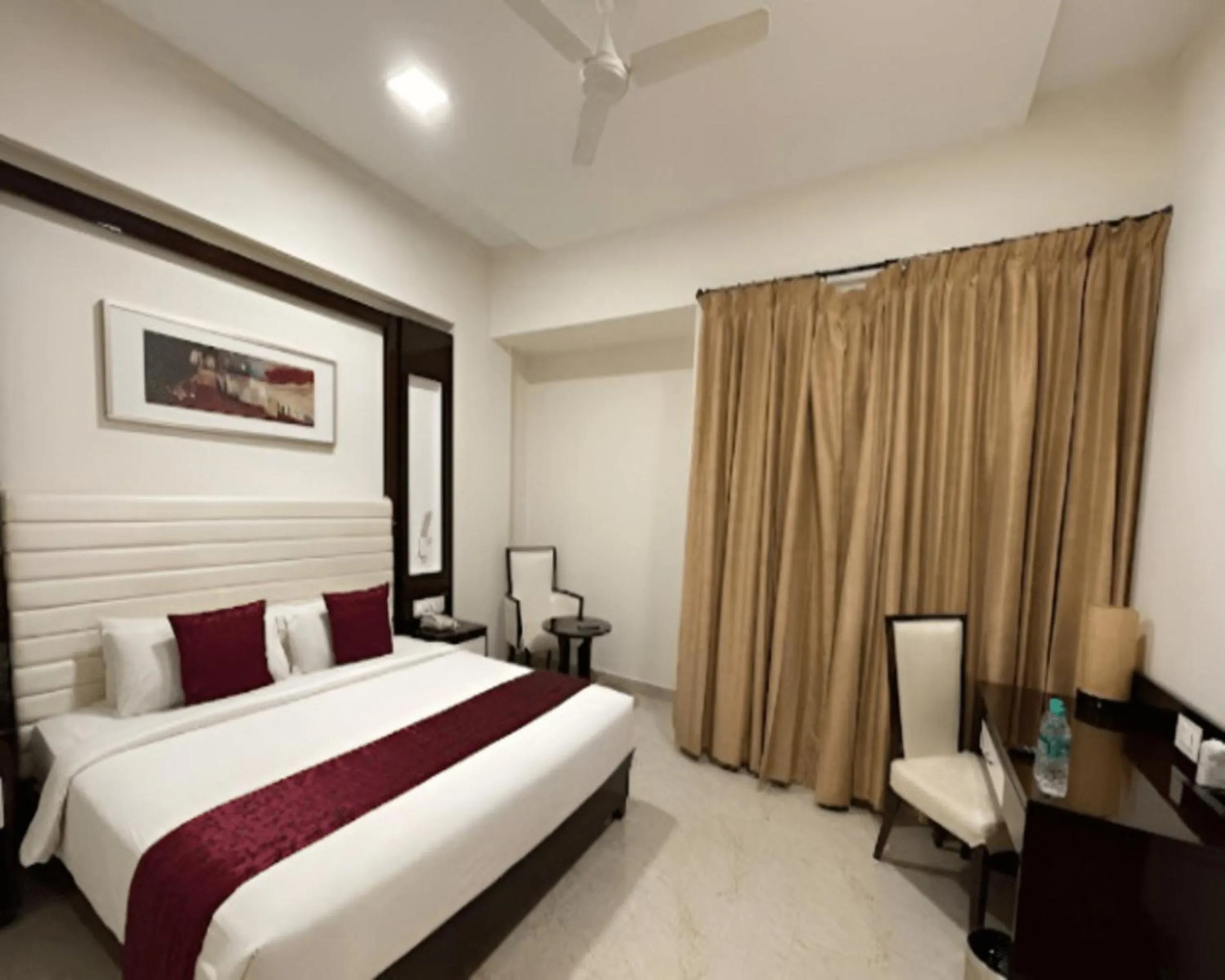 Seating area, Bed in Hotel Star Palace - Rameswaram Tamil Nadu