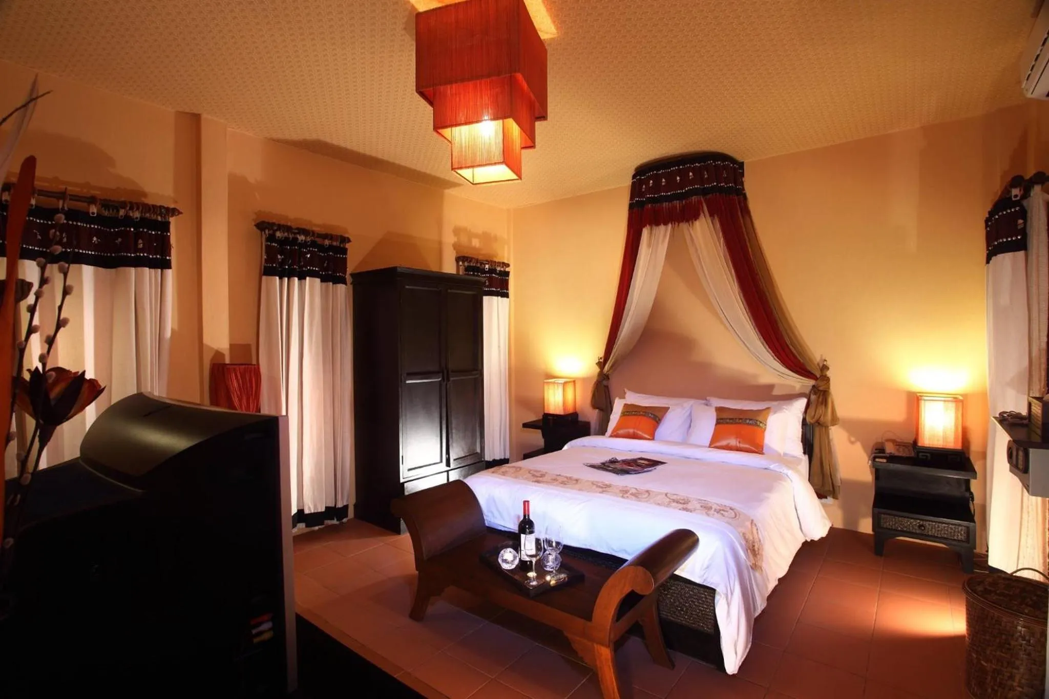 Bedroom in Ruen Ariya Resort