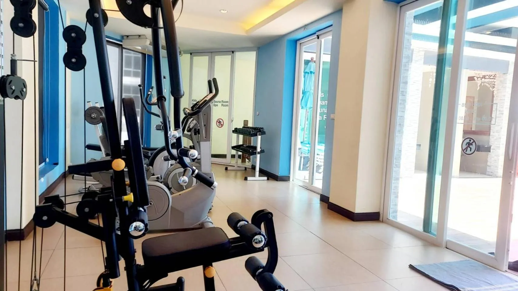 Fitness centre/facilities in Saisawan Beach Luxury Hotel