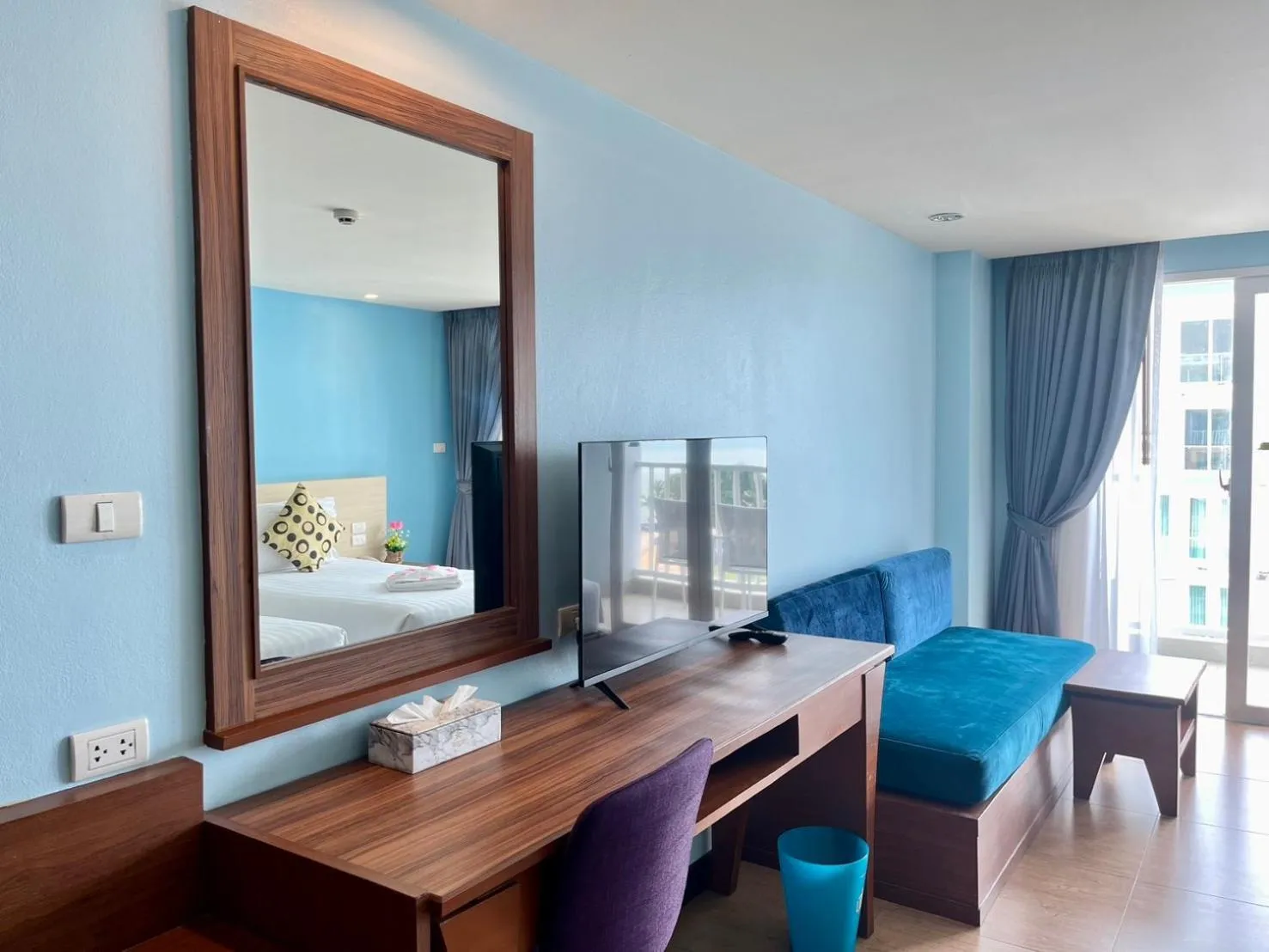 Photo of the whole room, Bed in Saisawan Beach Luxury Hotel