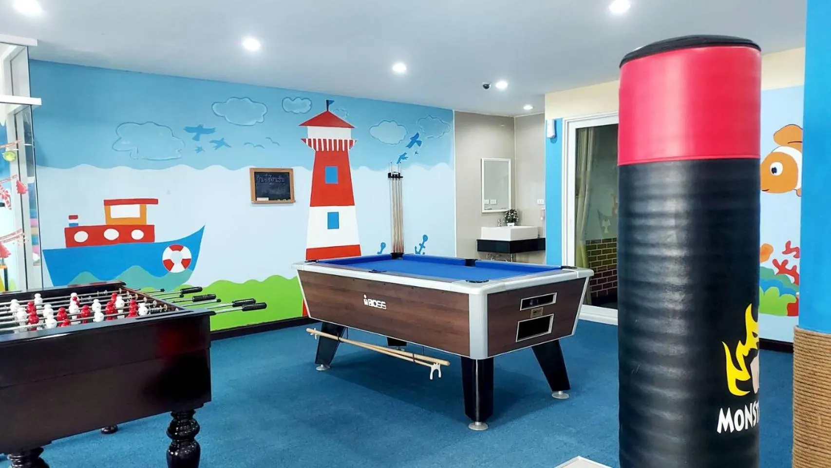 Children play ground in Saisawan Beach Luxury Hotel