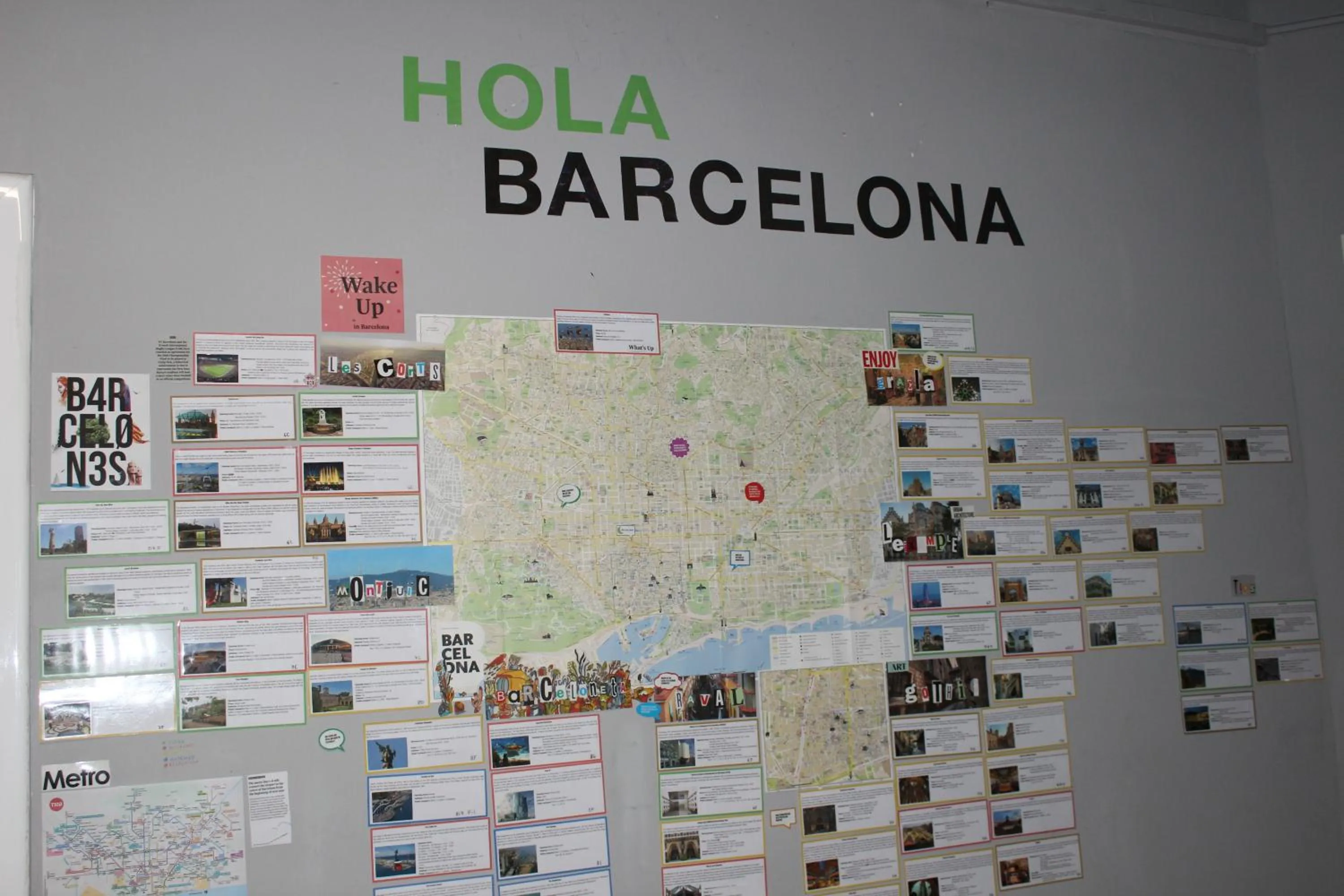 Decorative detail in Sleep Green - Certified Eco Youth Hostel