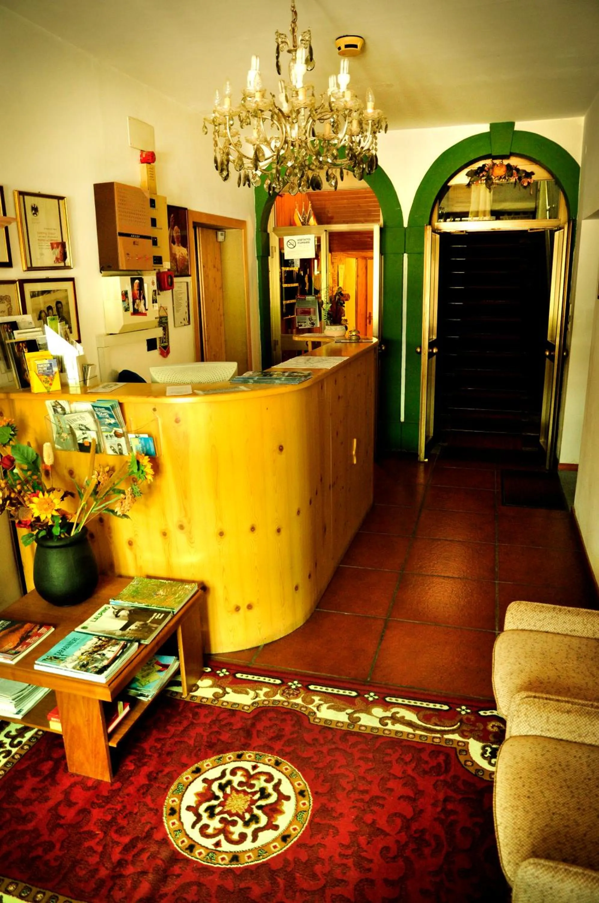 Lobby or reception in Albergo Trieste