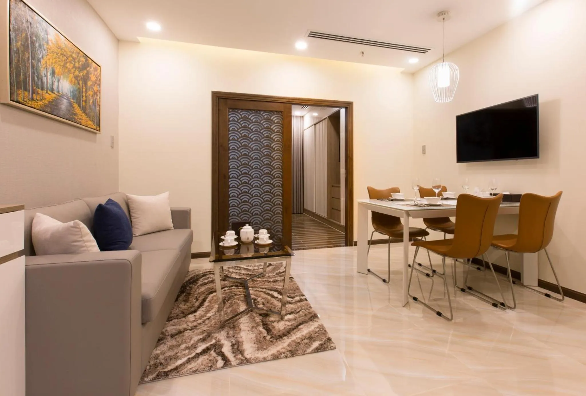 Seating area in NTA Hotel - Serviced Apartments