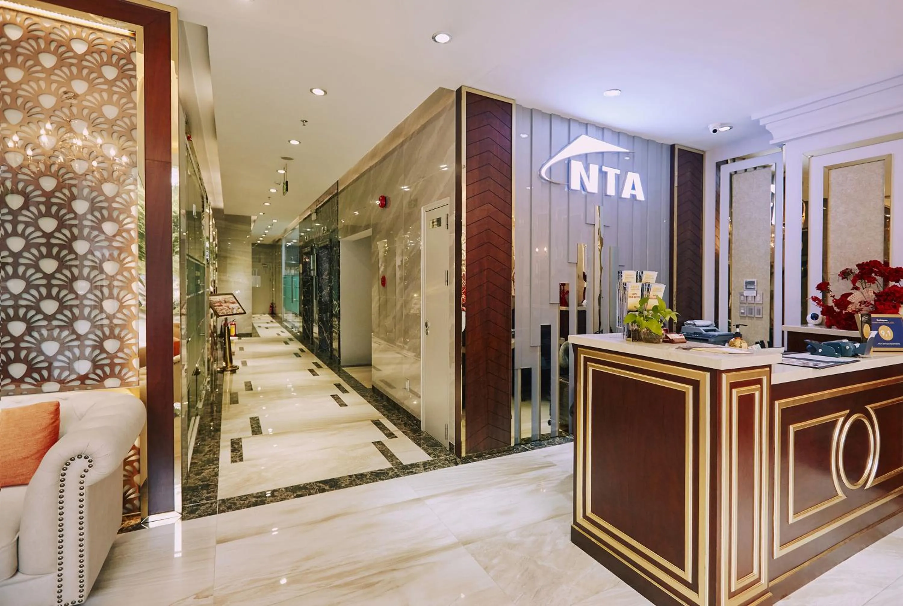 Lobby or reception in NTA Hotel - Serviced Apartments