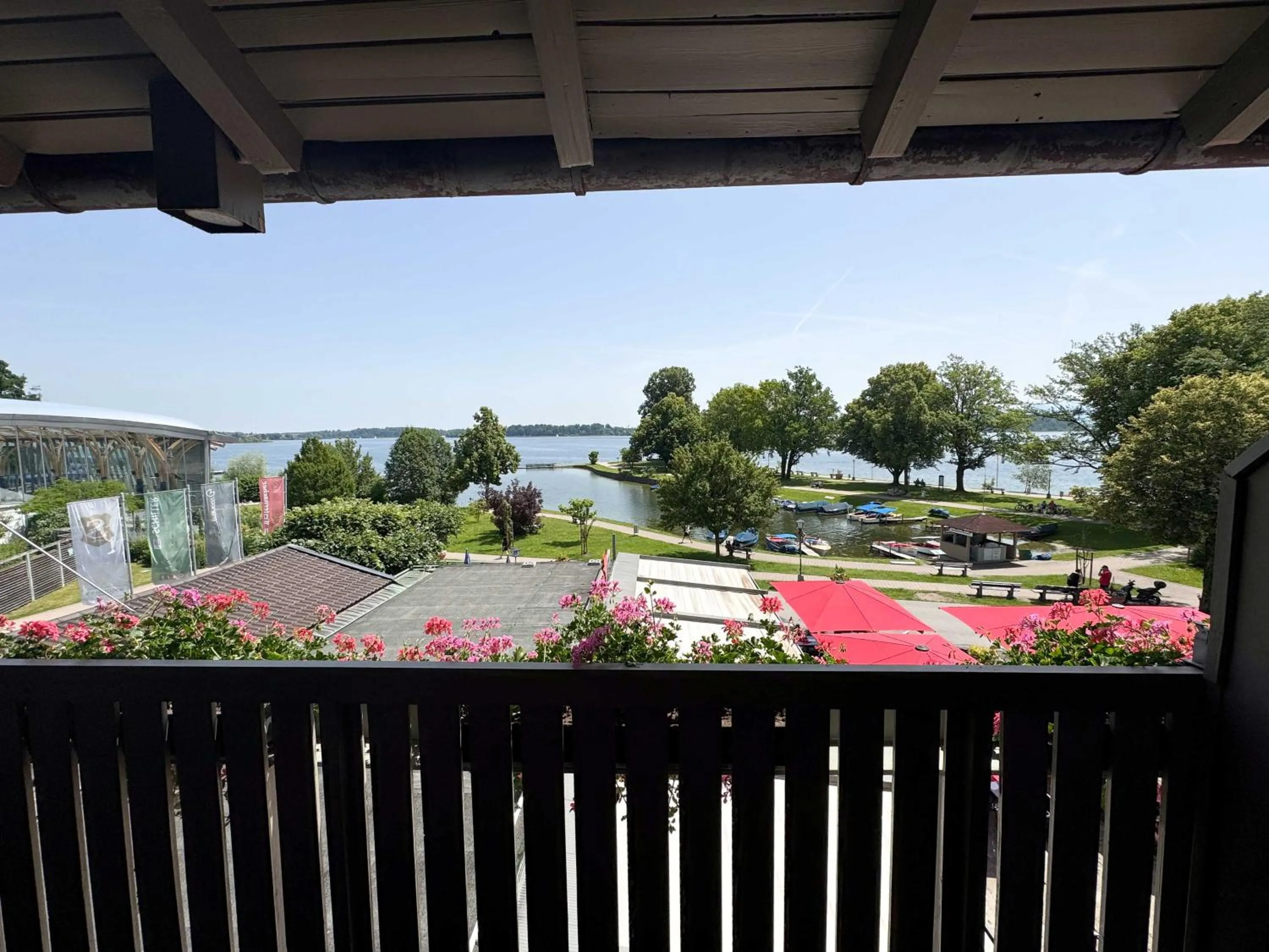 View (from property/room) in Hotel Schlossblick Chiemsee