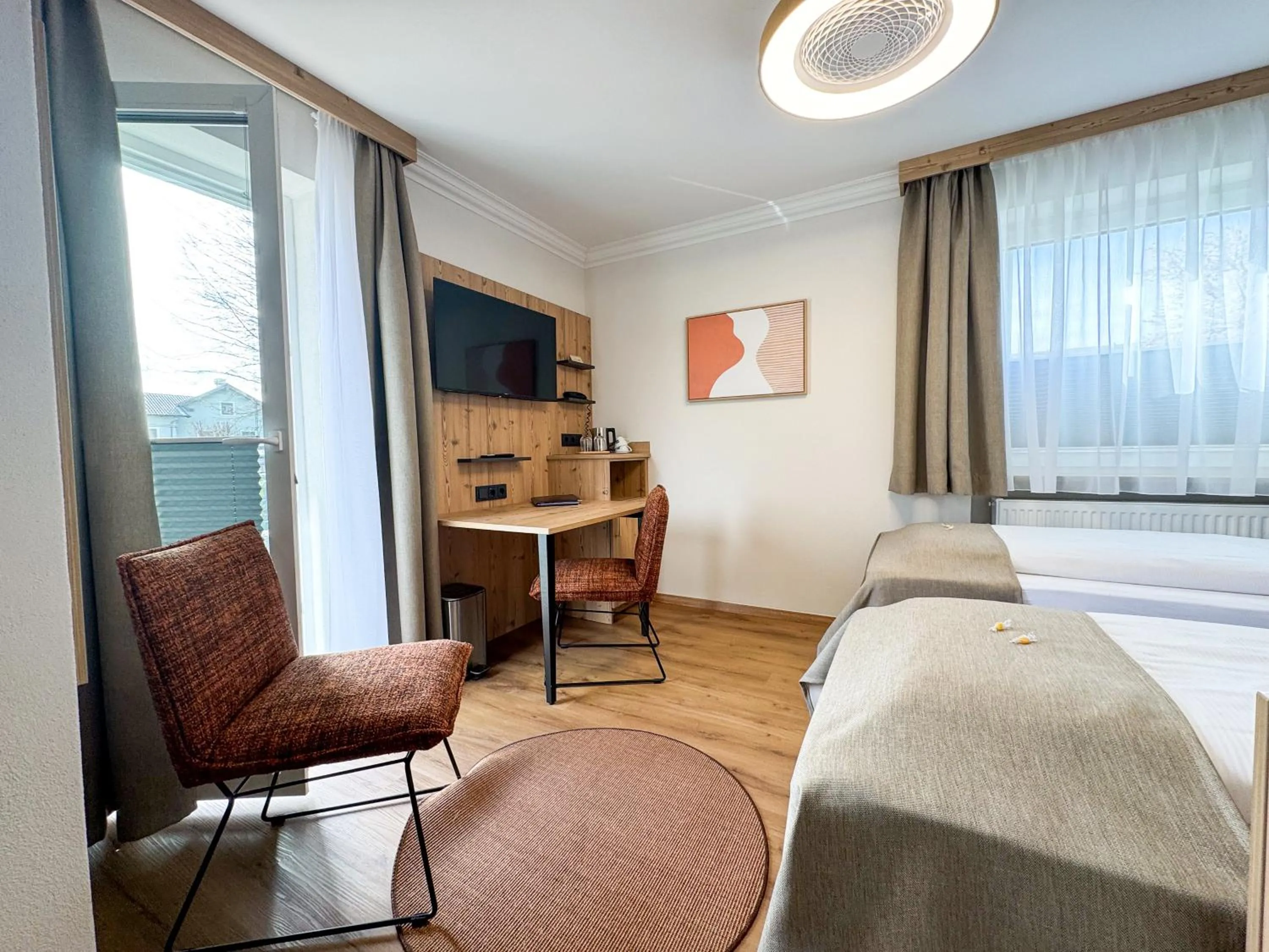 Photo of the whole room, Bed in Hotel Schlossblick Chiemsee