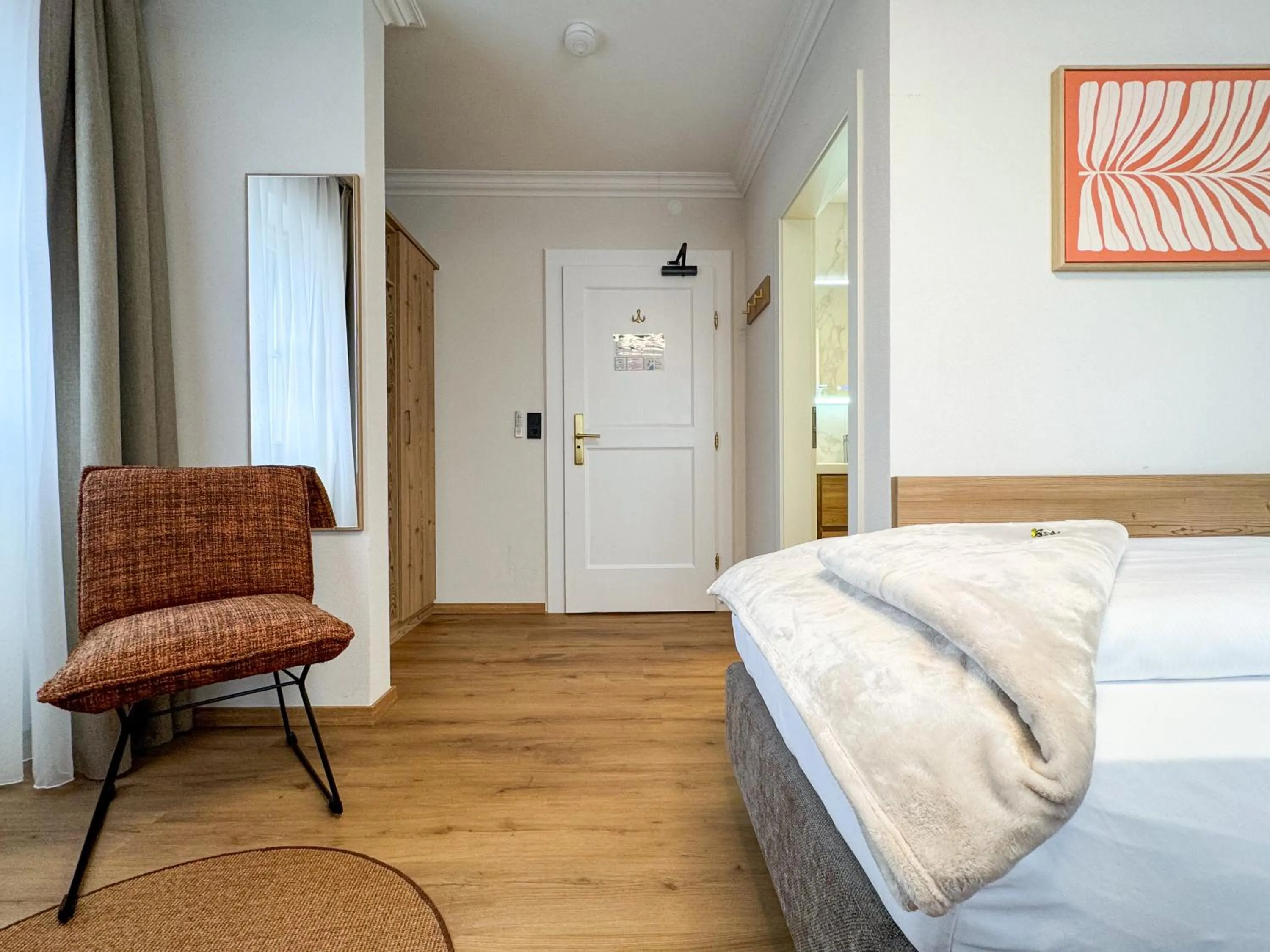 Photo of the whole room, Bed in Hotel Schlossblick Chiemsee