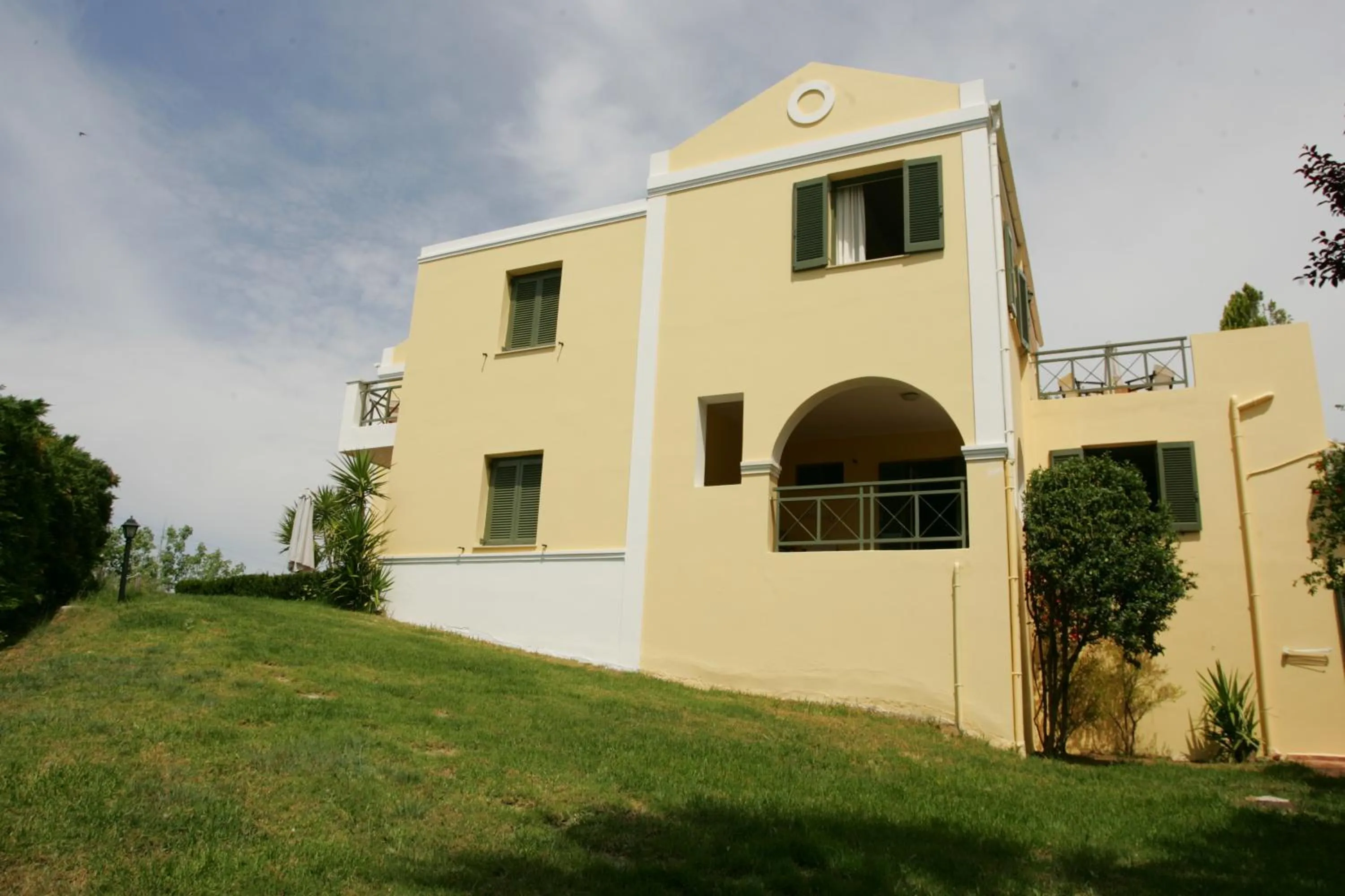 Facade/entrance in Mounda Beach Hotel