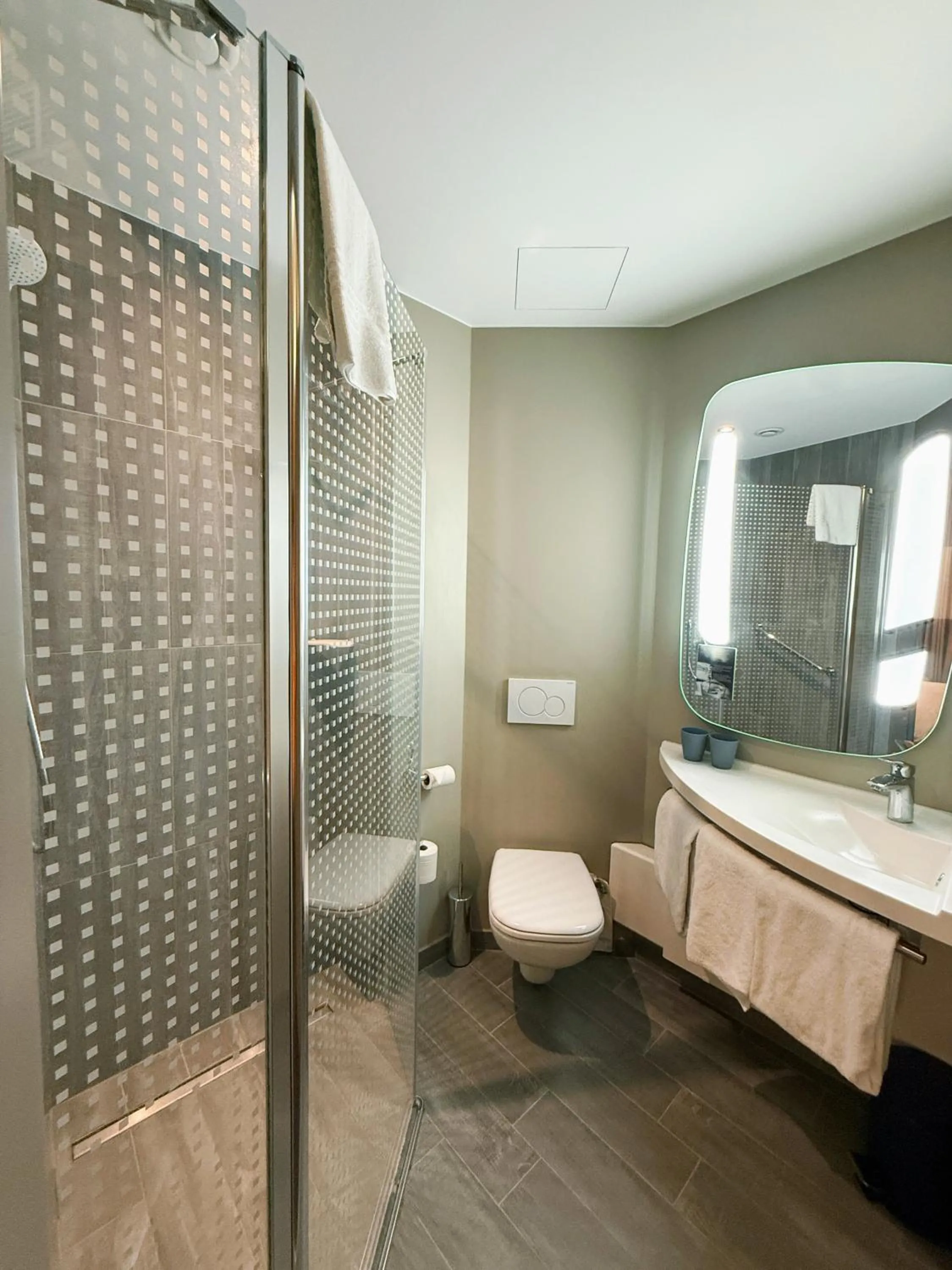 Bathroom in ibis Vilnius Centre