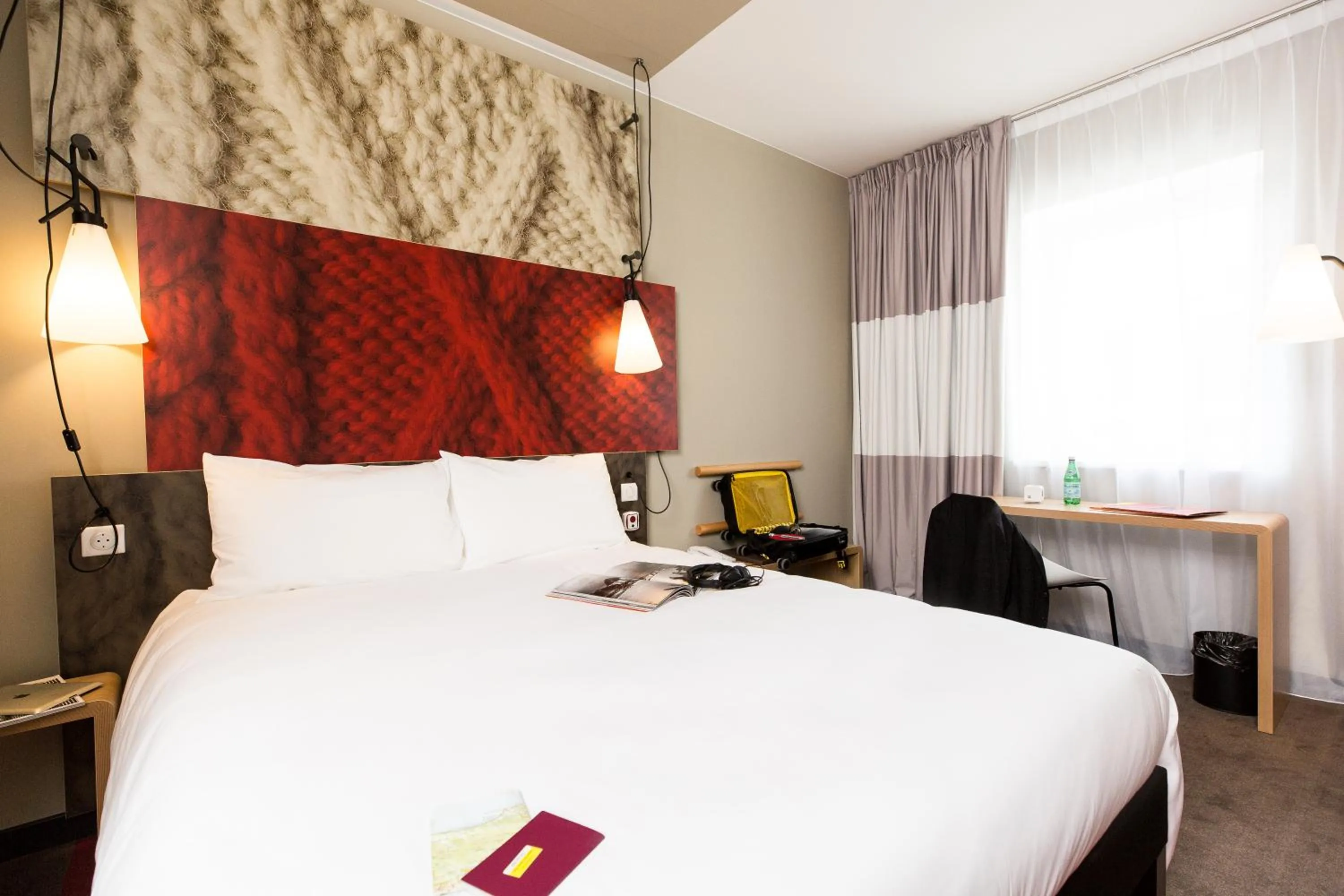 Bed in ibis Vilnius Centre