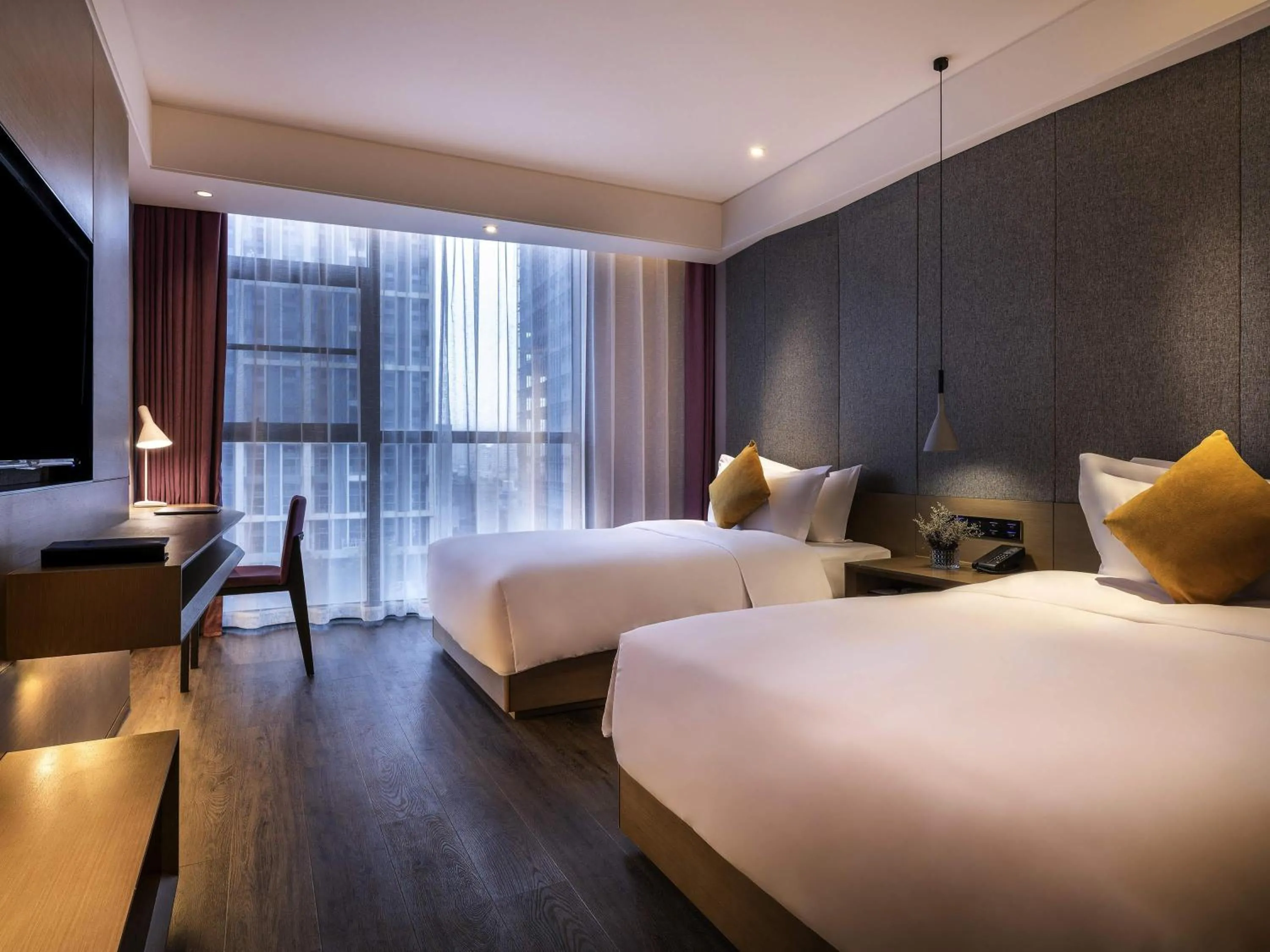 Bedroom, Bed in Mercure Suzhou Downtown