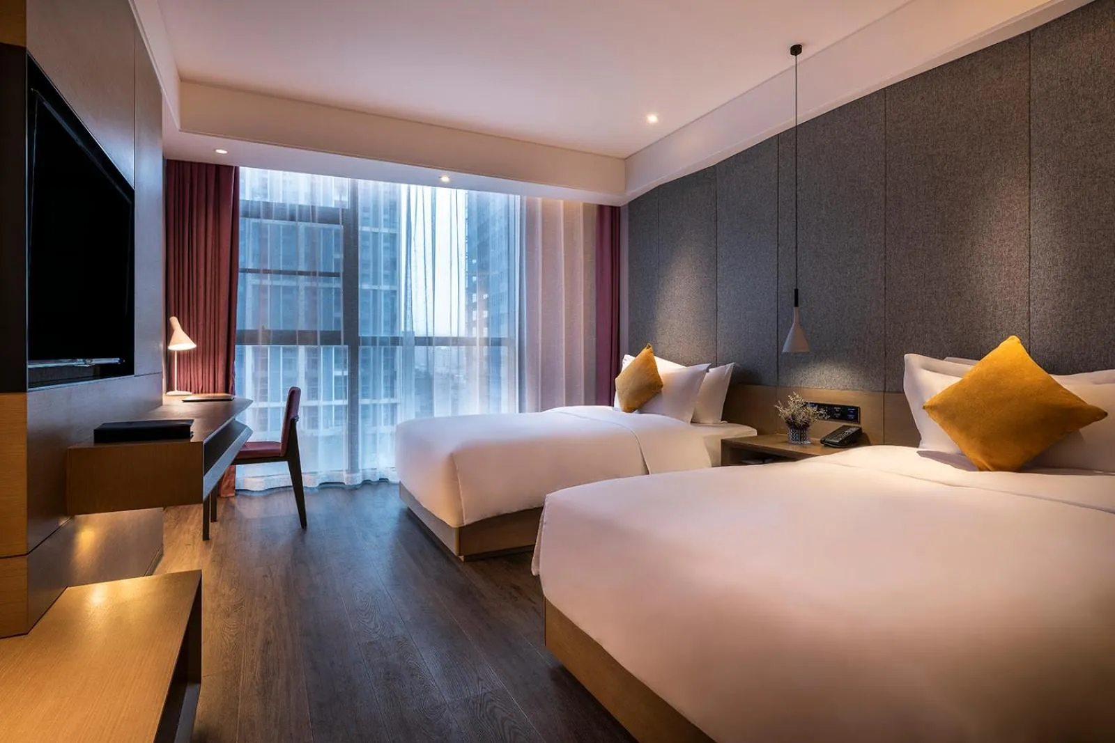 Bed in Mercure Suzhou Downtown