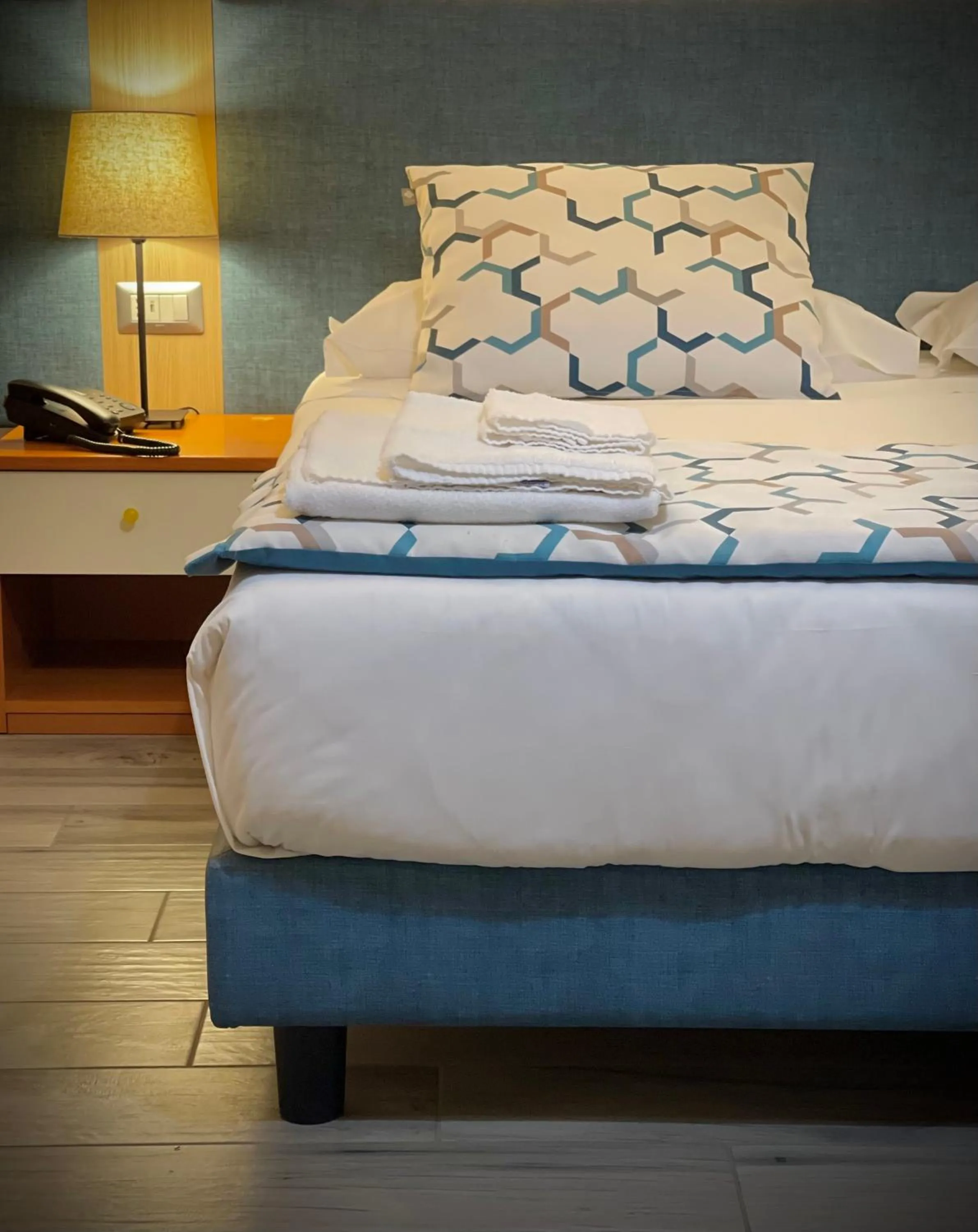 Bed in Hotel San Germano