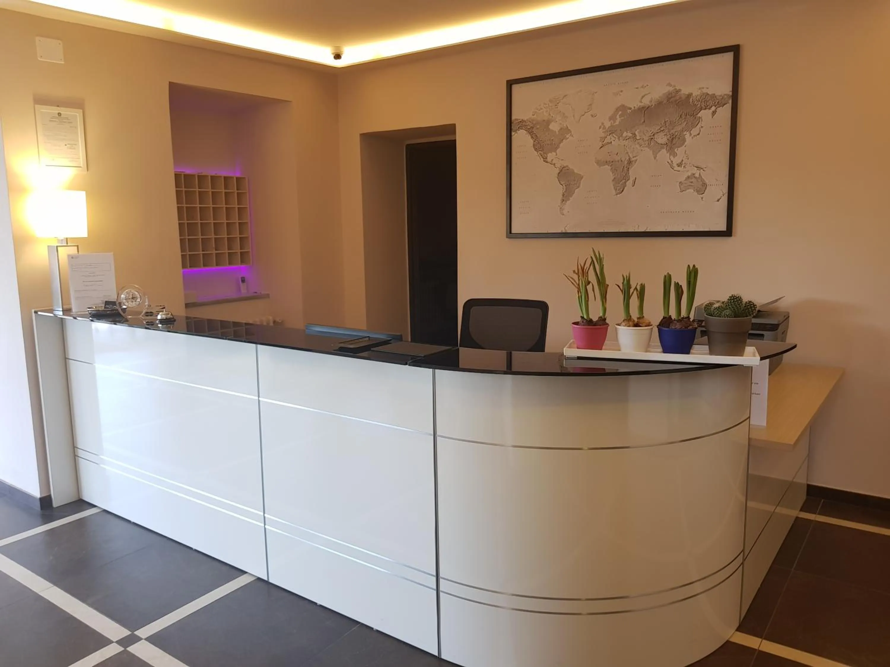Lobby or reception in Hotel San Germano