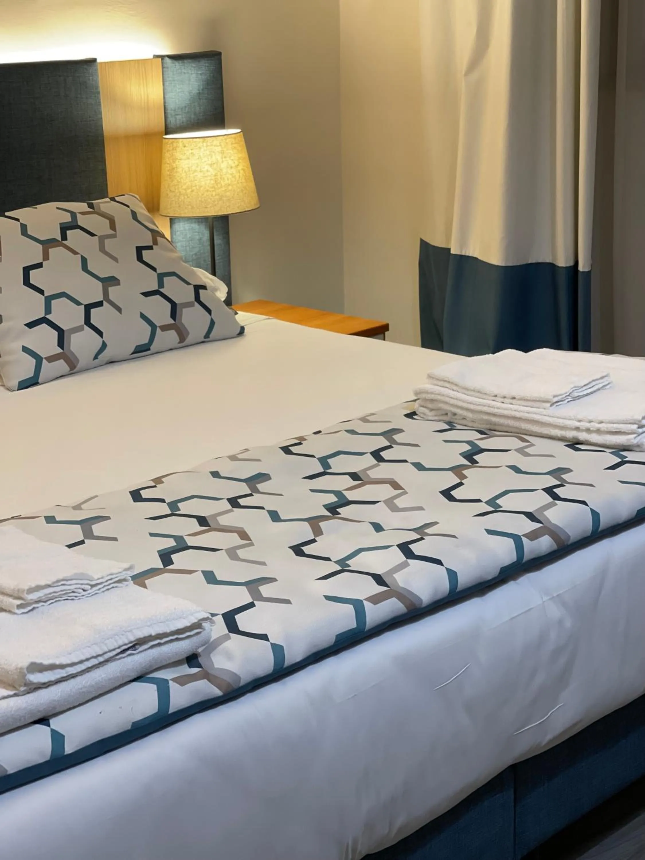 Bed in Hotel San Germano