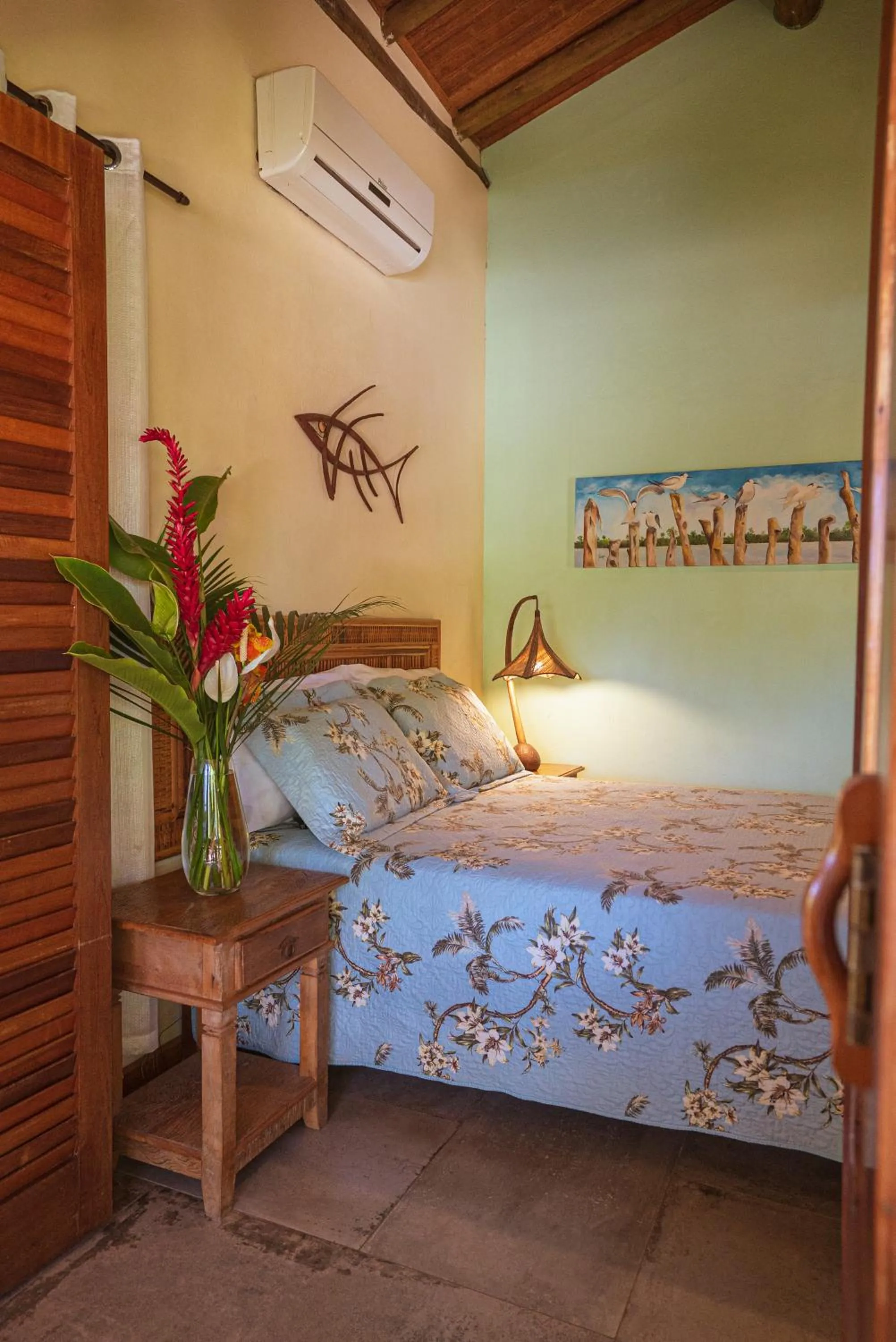 Bed in Pousada Barrabella