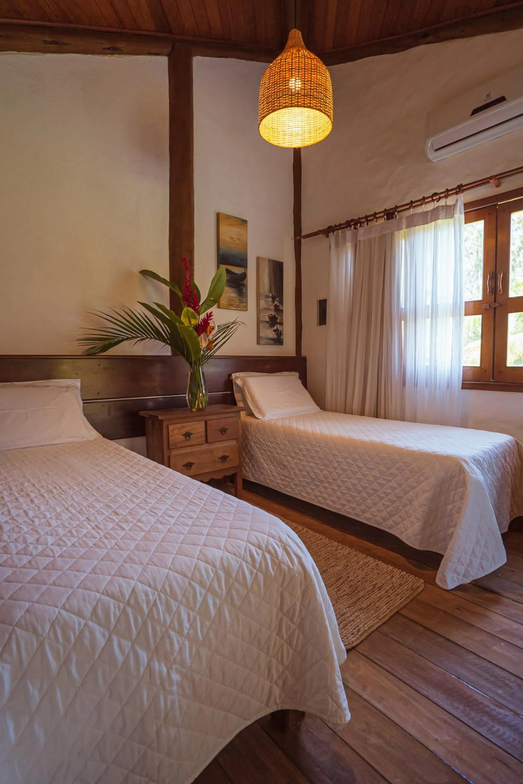 Bed in Pousada Barrabella