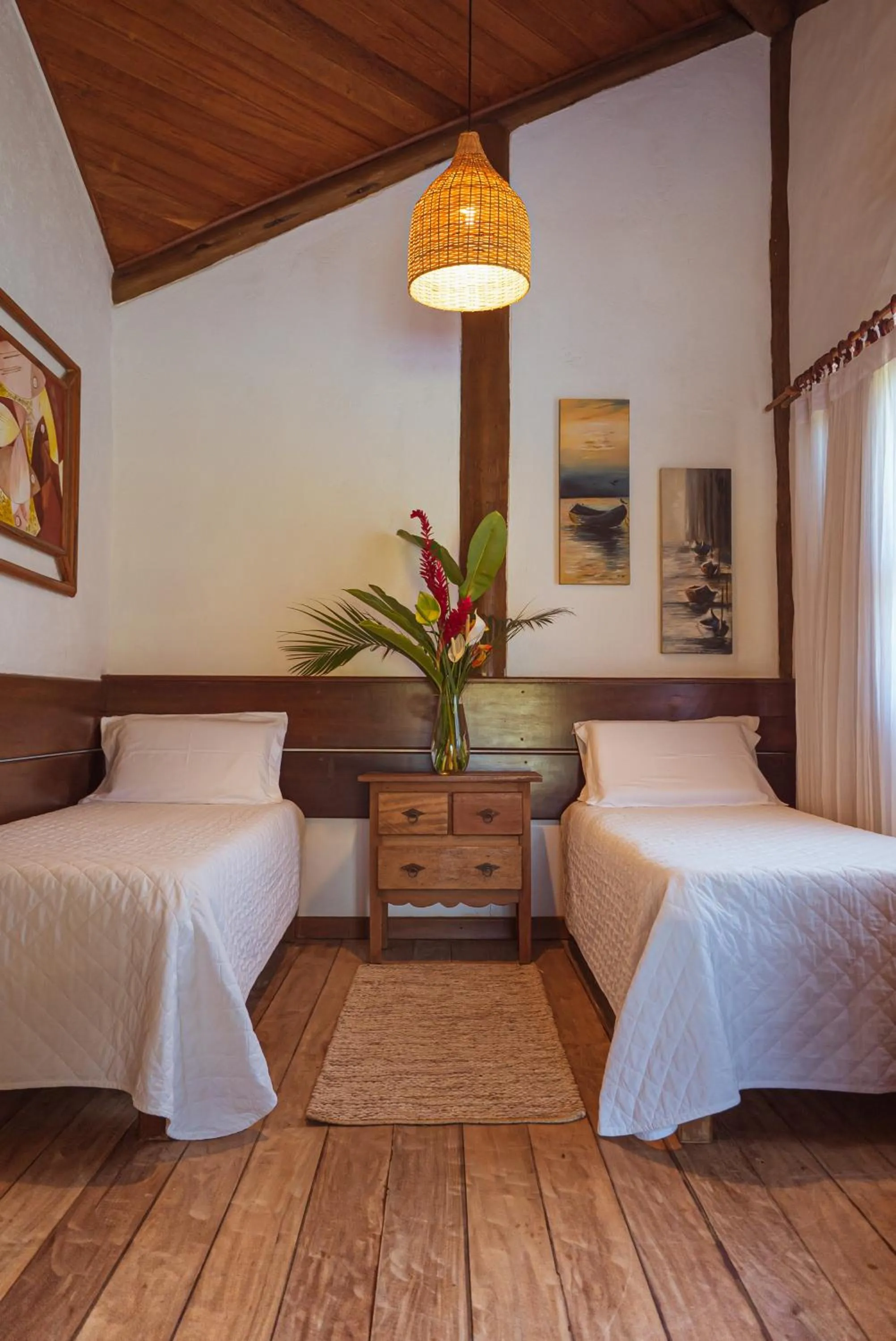 Bed in Pousada Barrabella