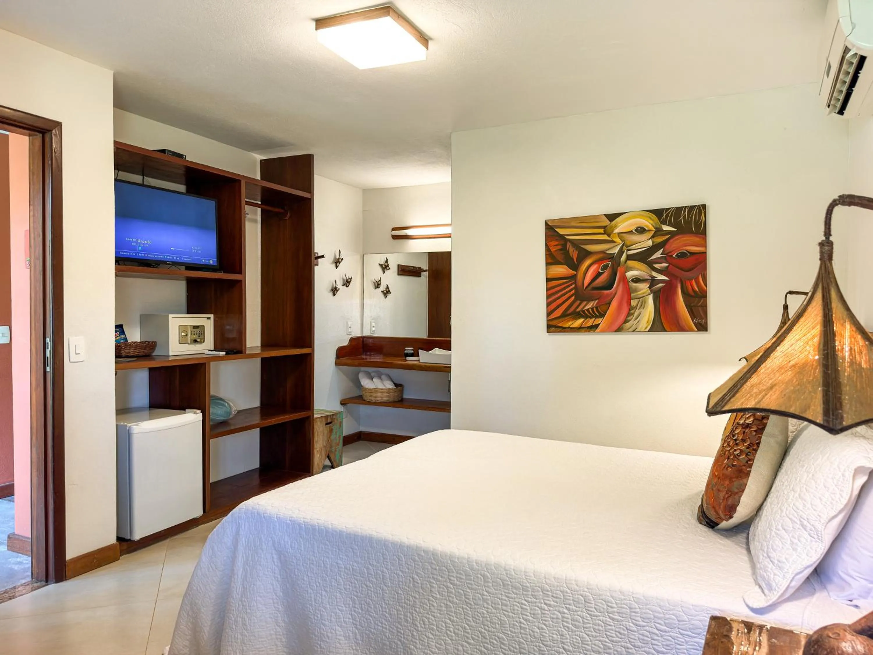 Bed in Pousada Barrabella