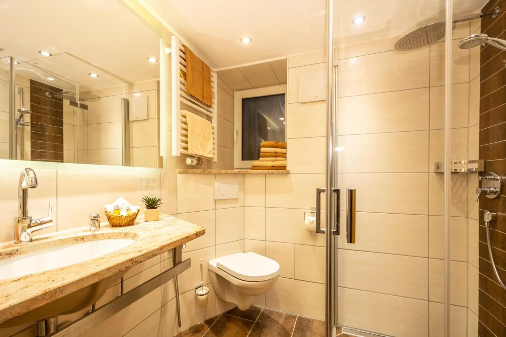 Shower in Boutique Hotel Angerer