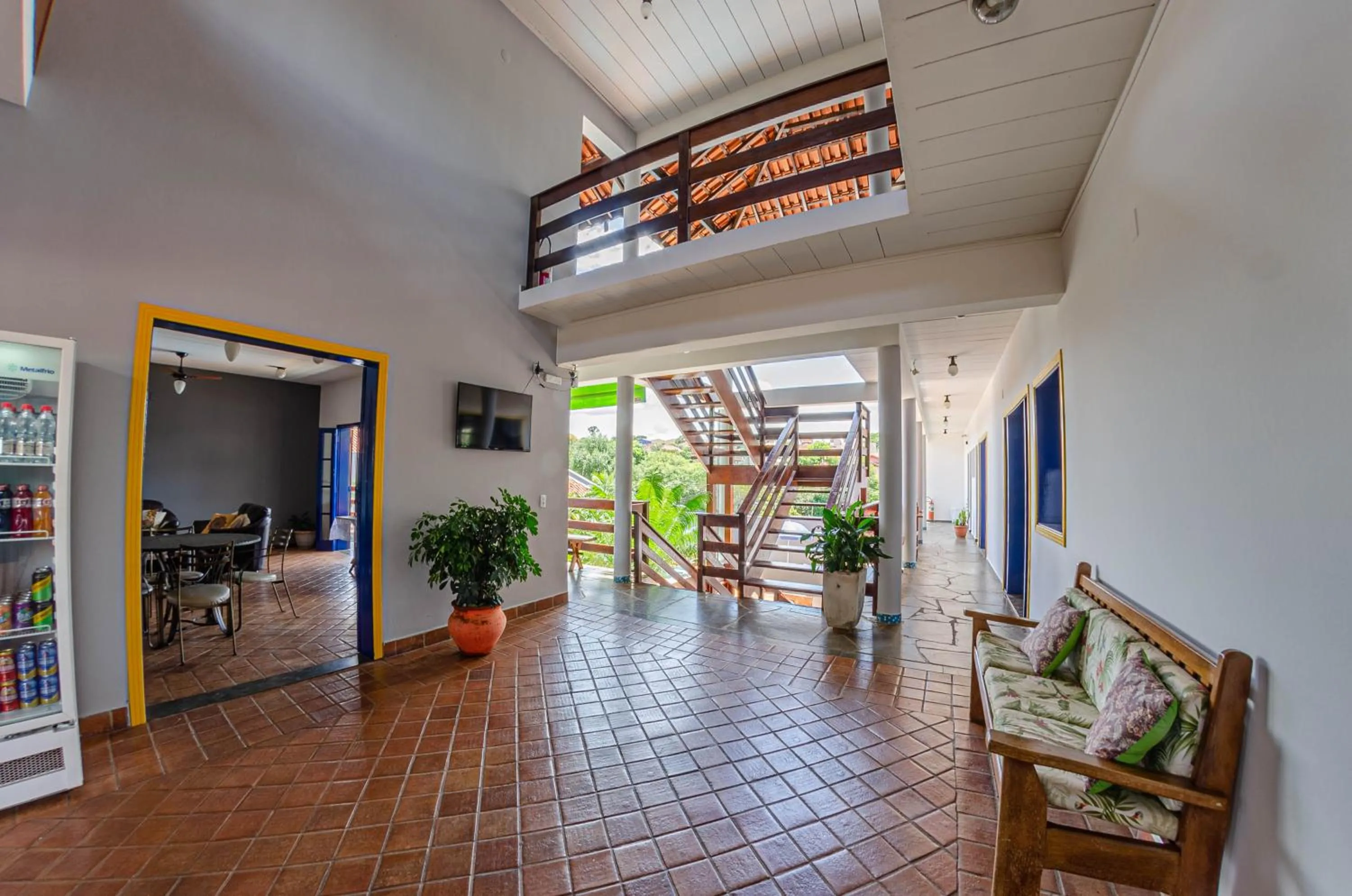 Seating area in Pousada Dona Emilia