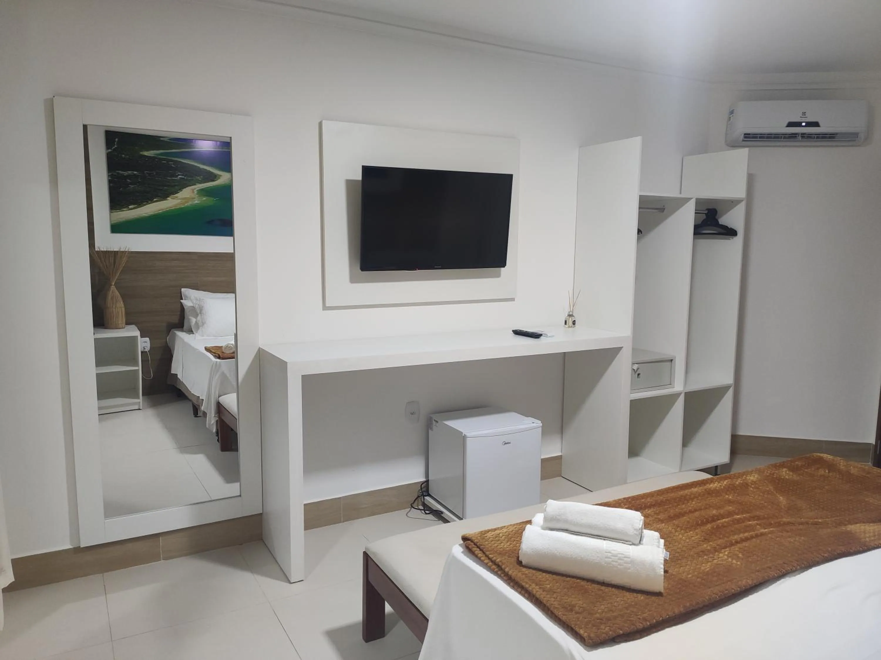 TV and multimedia, Bed in Arraial do Sol Beach Hotel