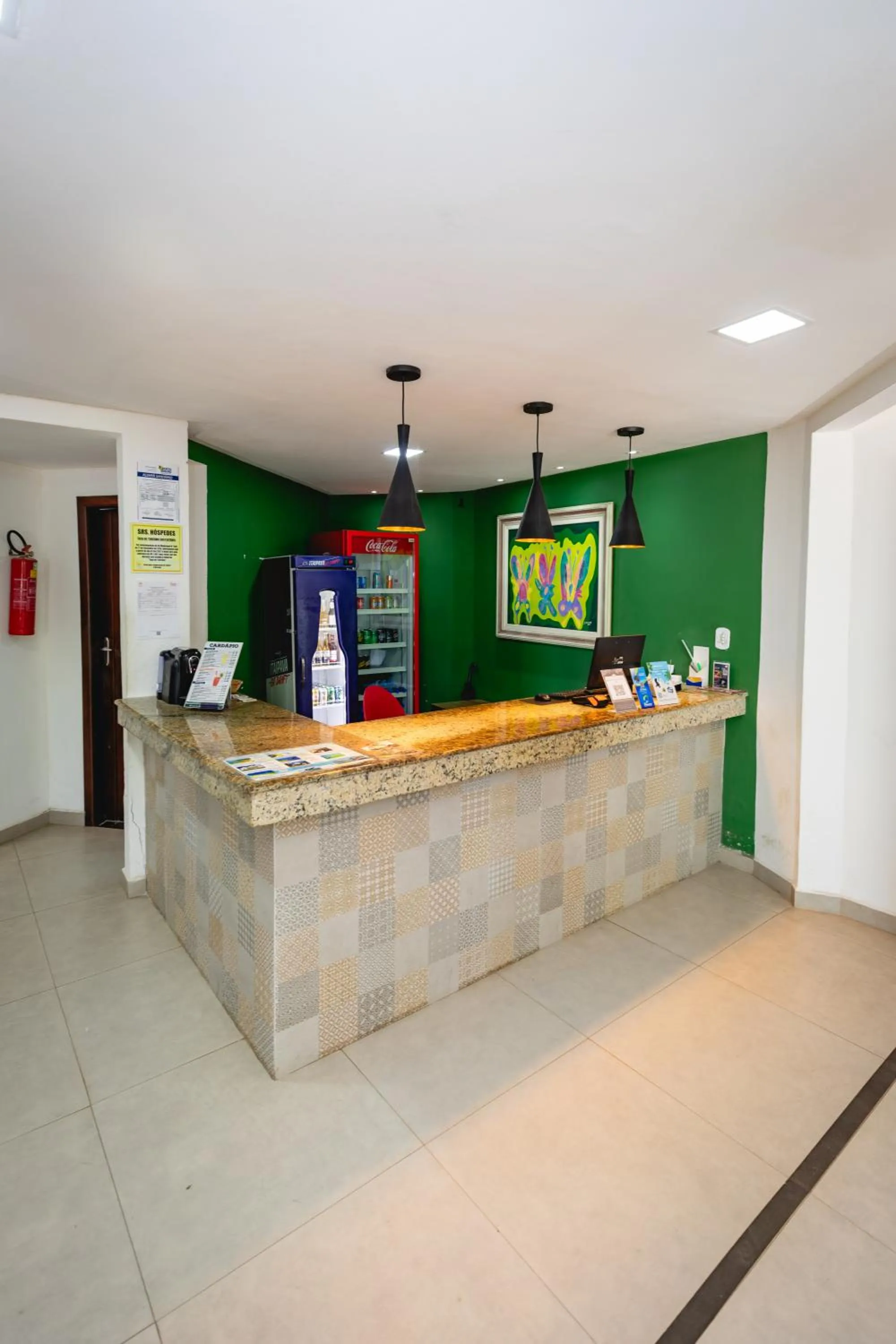 Lobby or reception in Arraial do Sol Beach Hotel