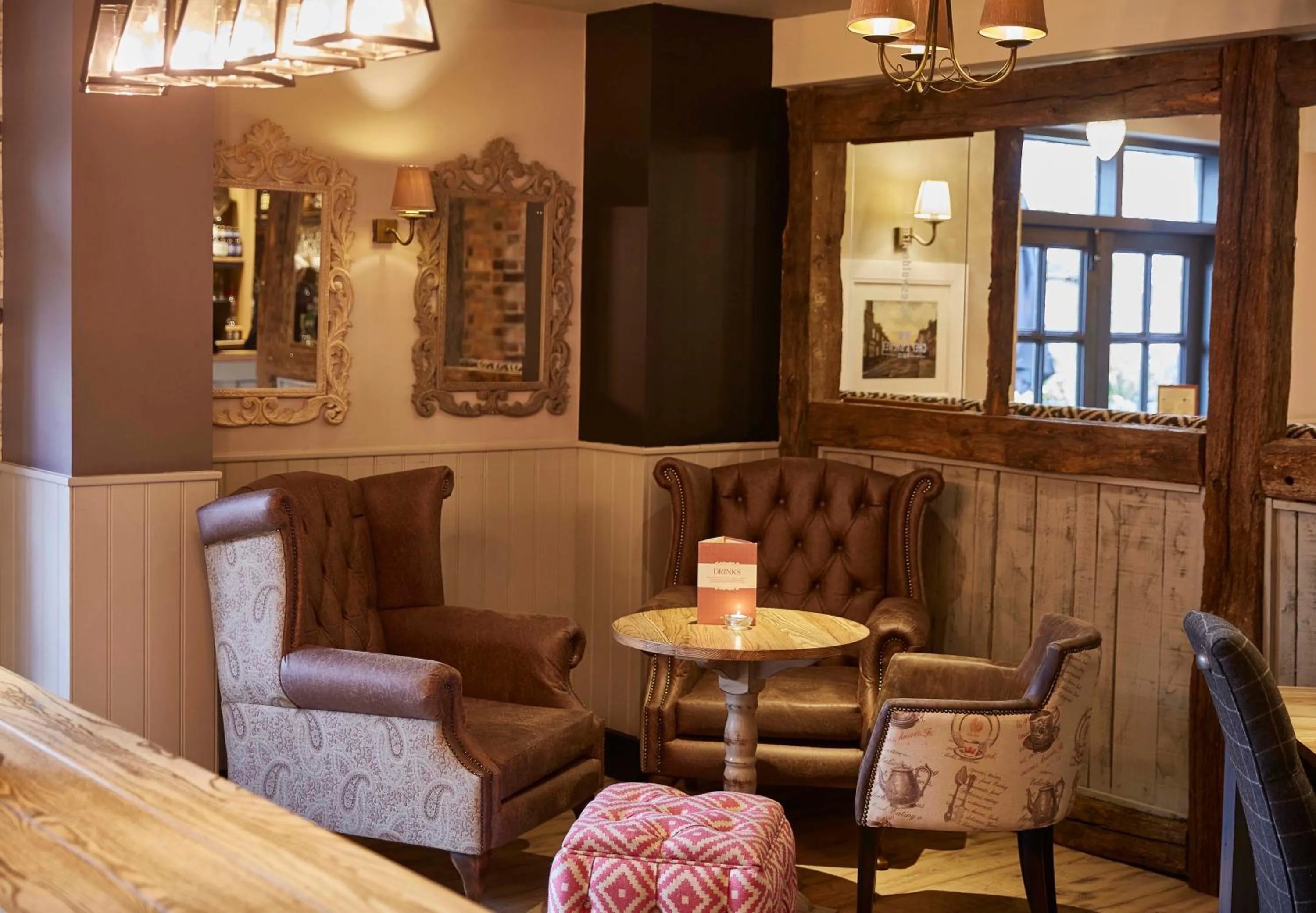 Seating area in Greswolde Arms by Chef & Brewer Collection