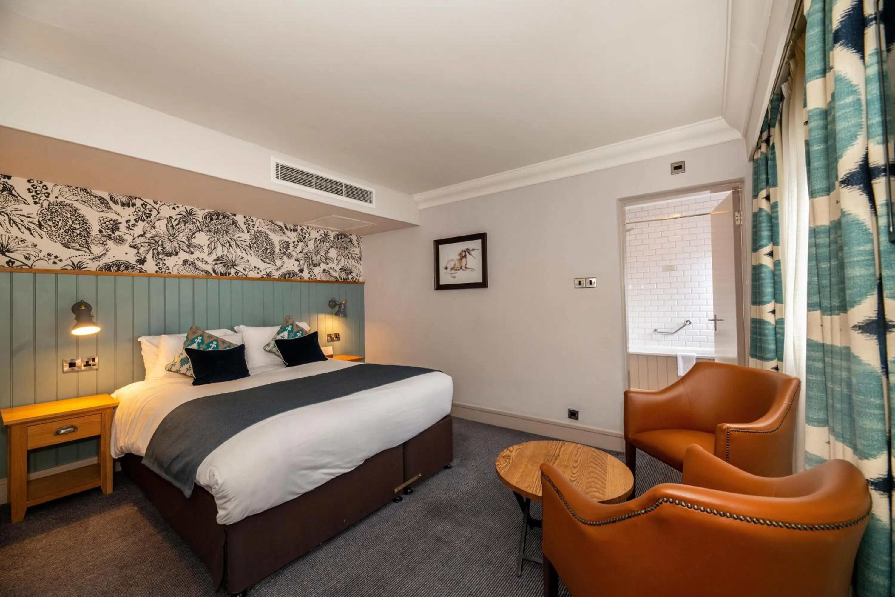 Bedroom, Bed in Greswolde Arms by Chef & Brewer Collection