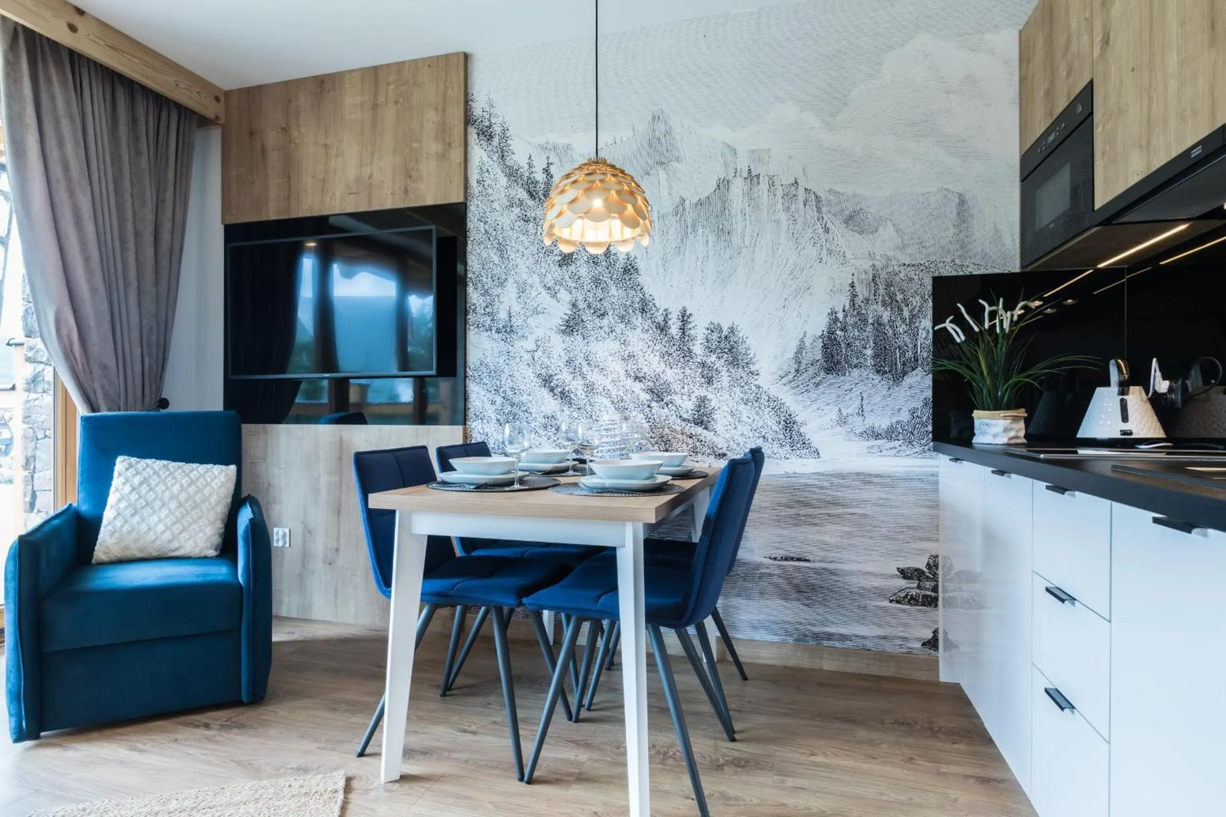 Living room in Góralska Rezydencja