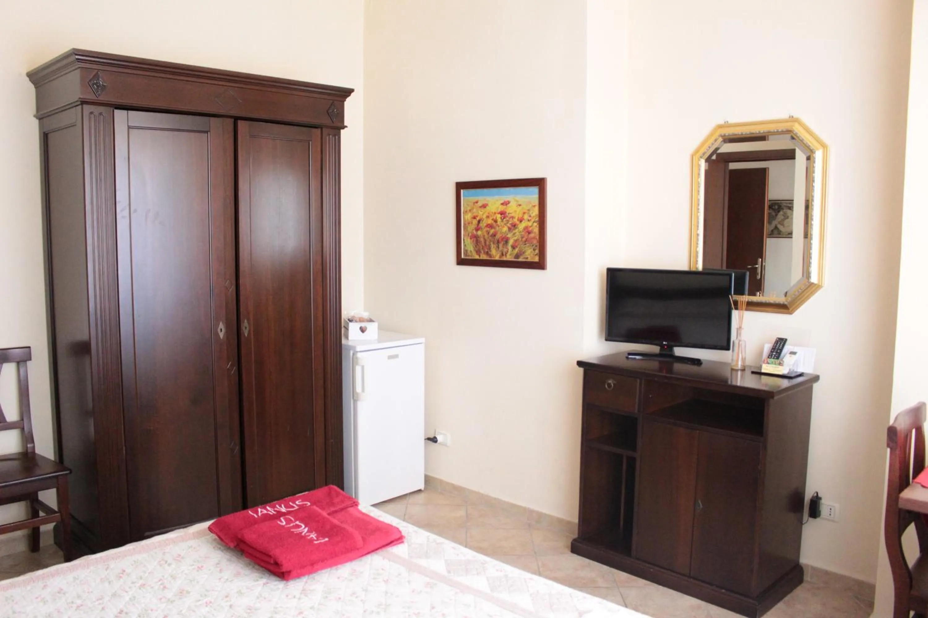 Bed in Ianus Guest House