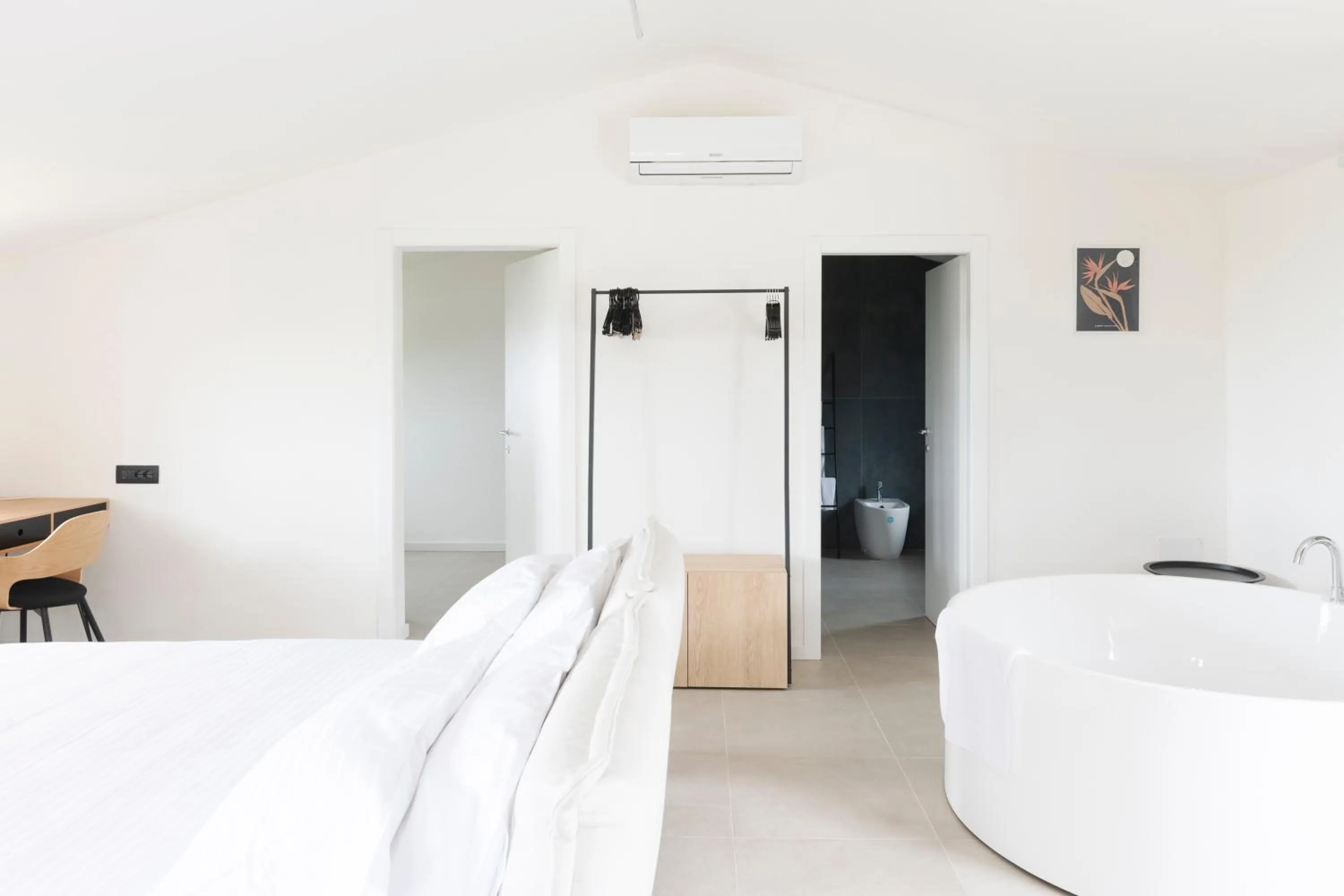 Bedroom, Bed in Villa Catalano