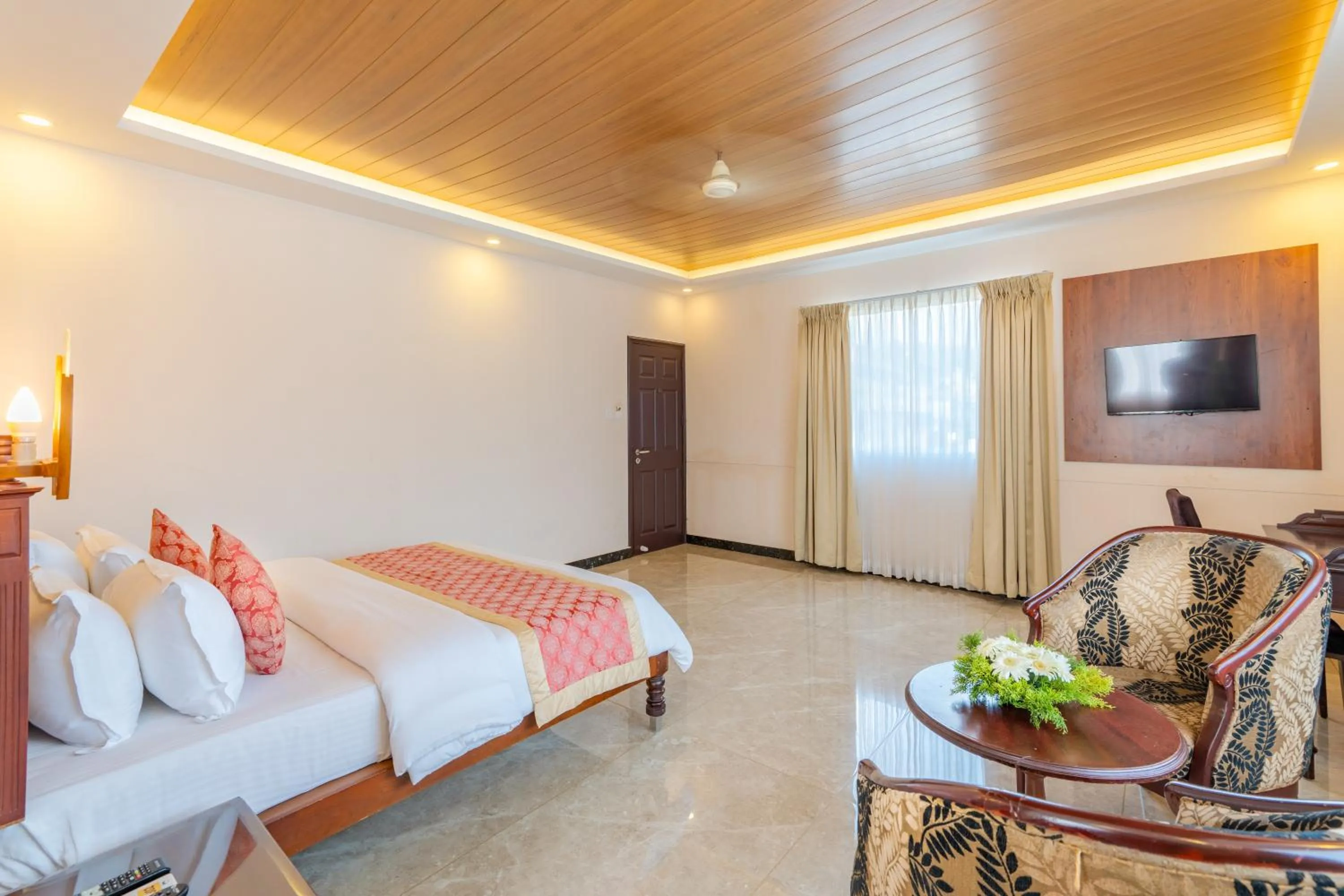 Bed in Seasons Thekkady