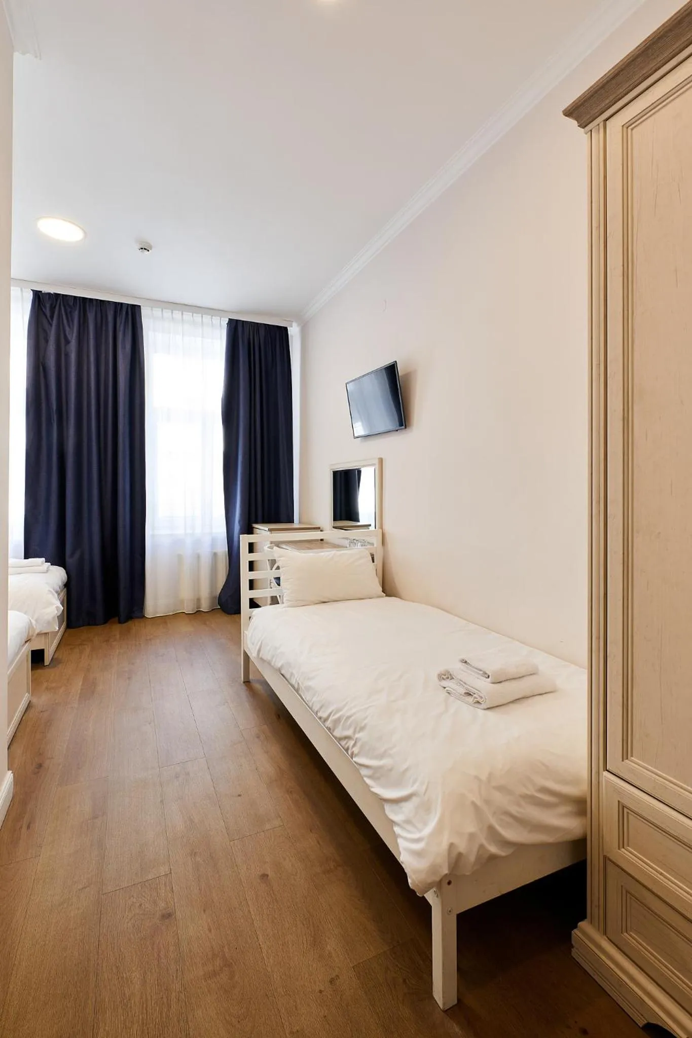 Bed in Stabu Sēta Residence