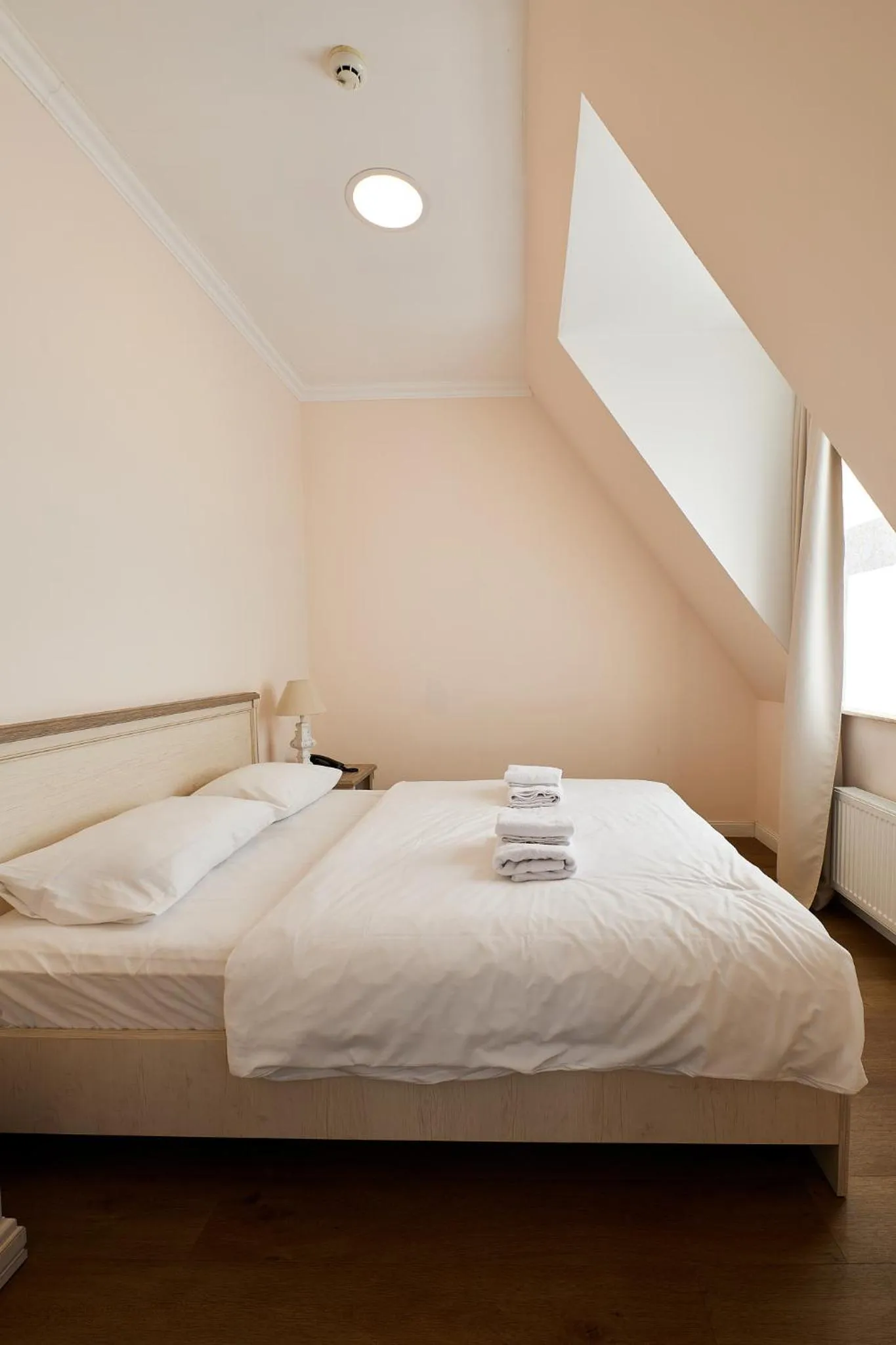 Bed in Stabu Sēta Residence