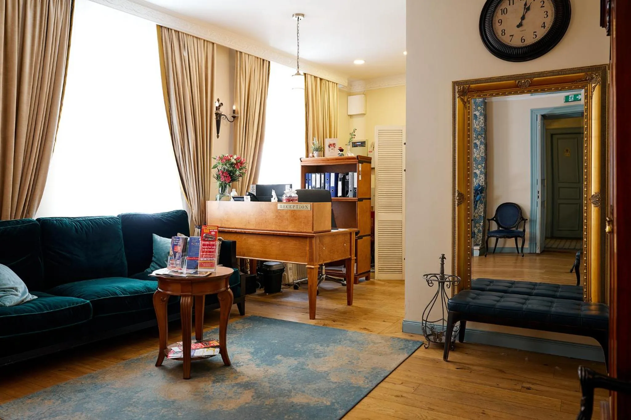 Lobby or reception in Stabu Sēta Residence