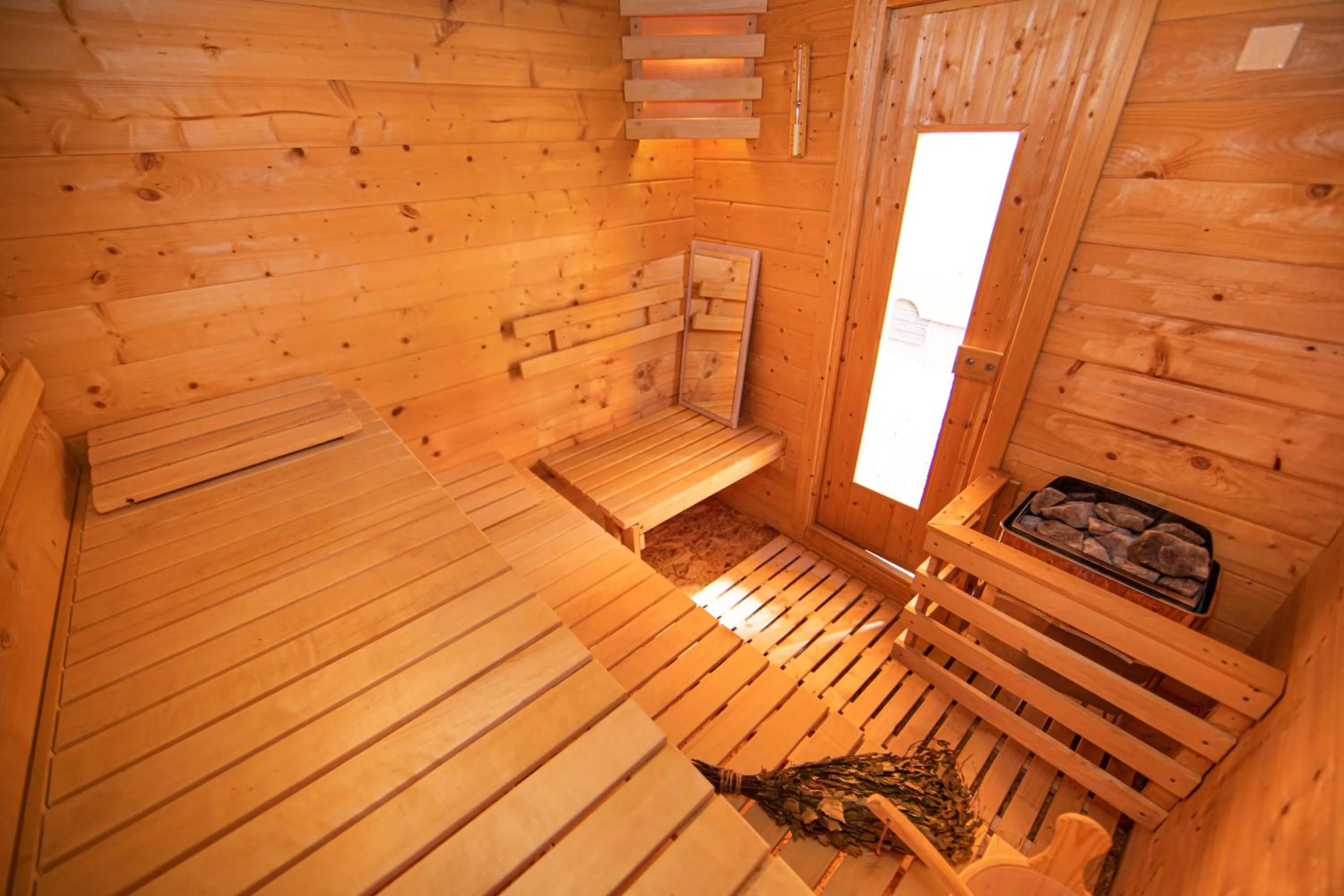 Sauna in Hotel Natura Vilanija