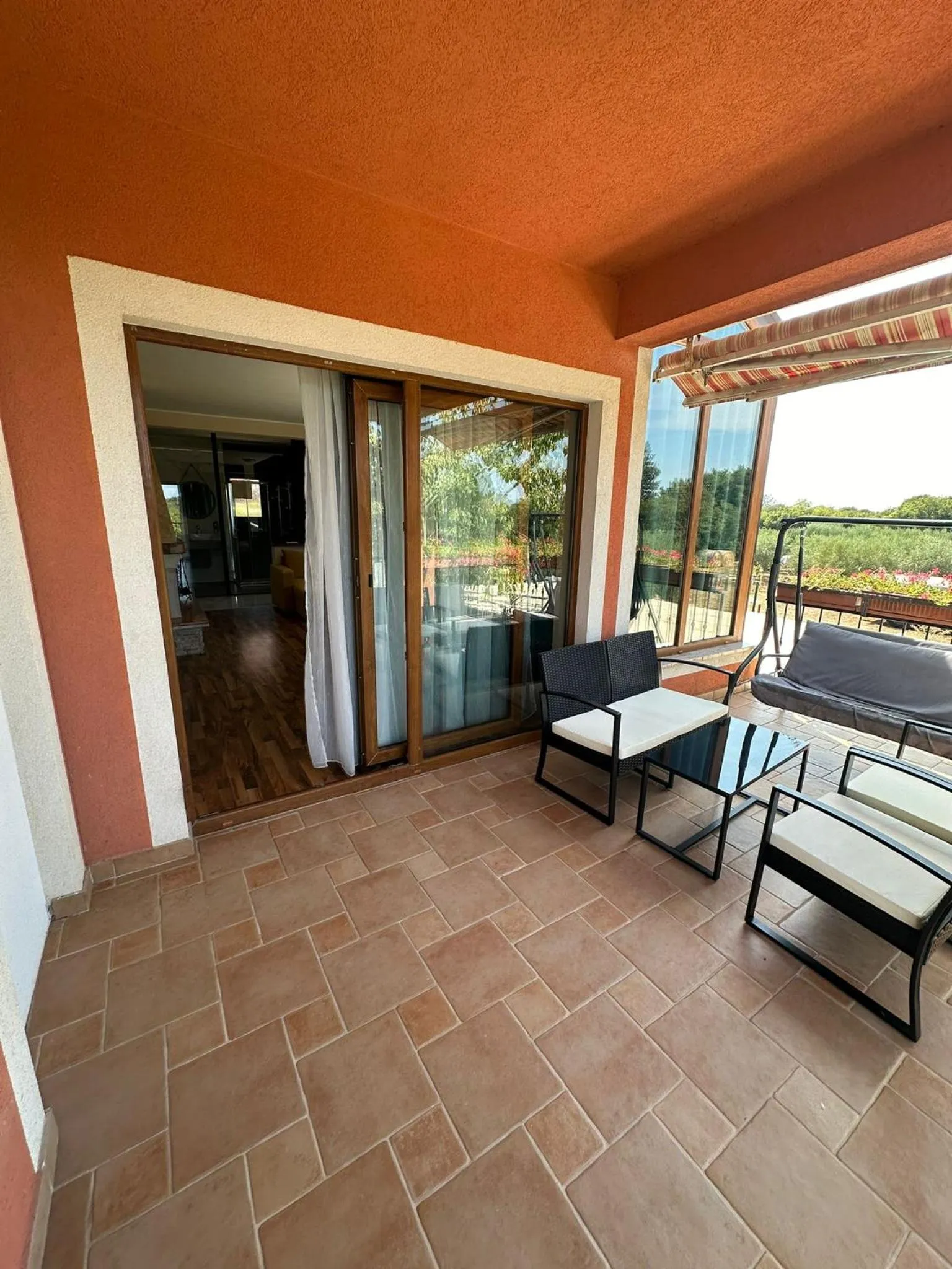 Balcony/Terrace in Hotel Natura Vilanija