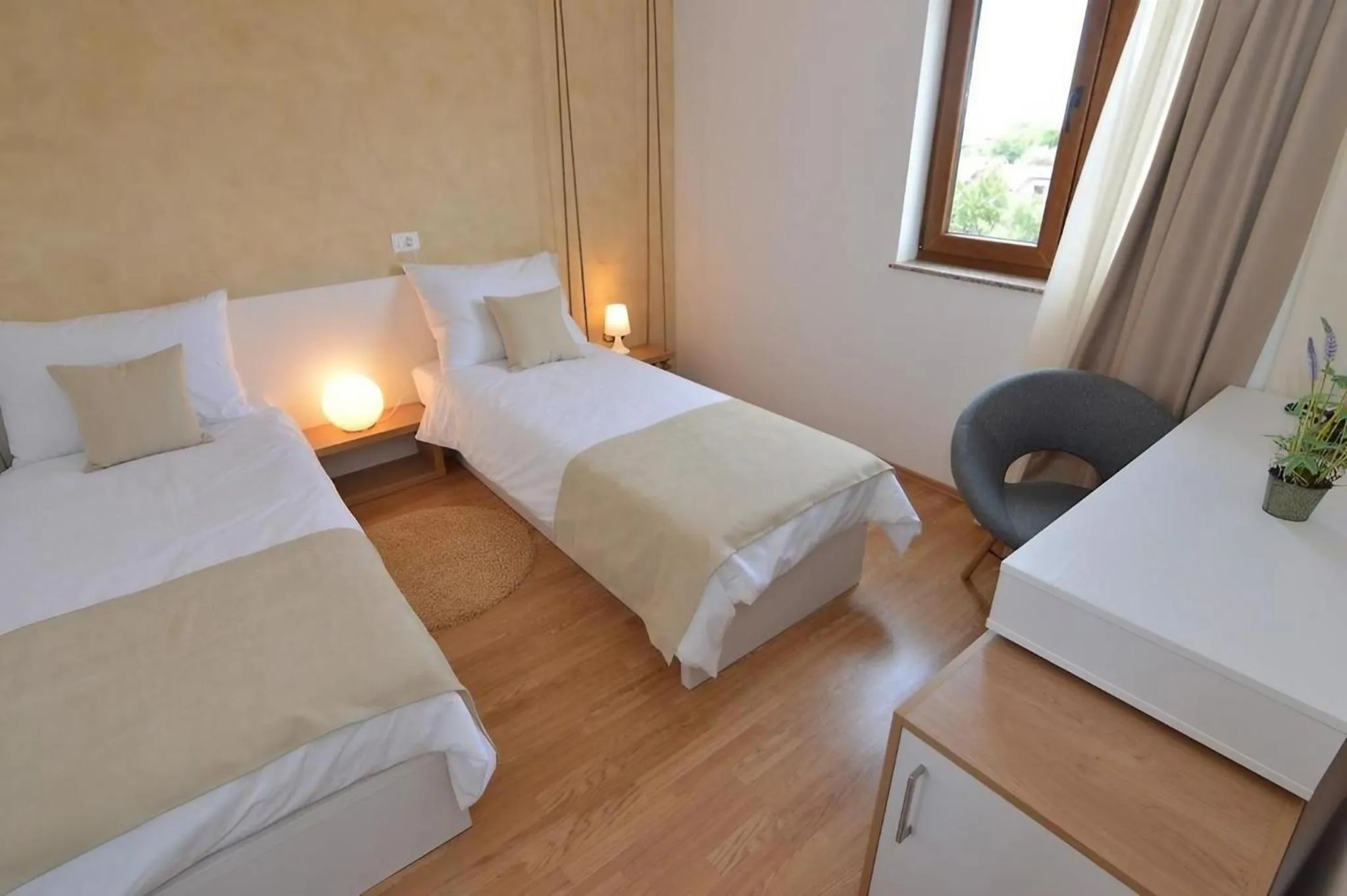 Bed in Hotel Natura Vilanija