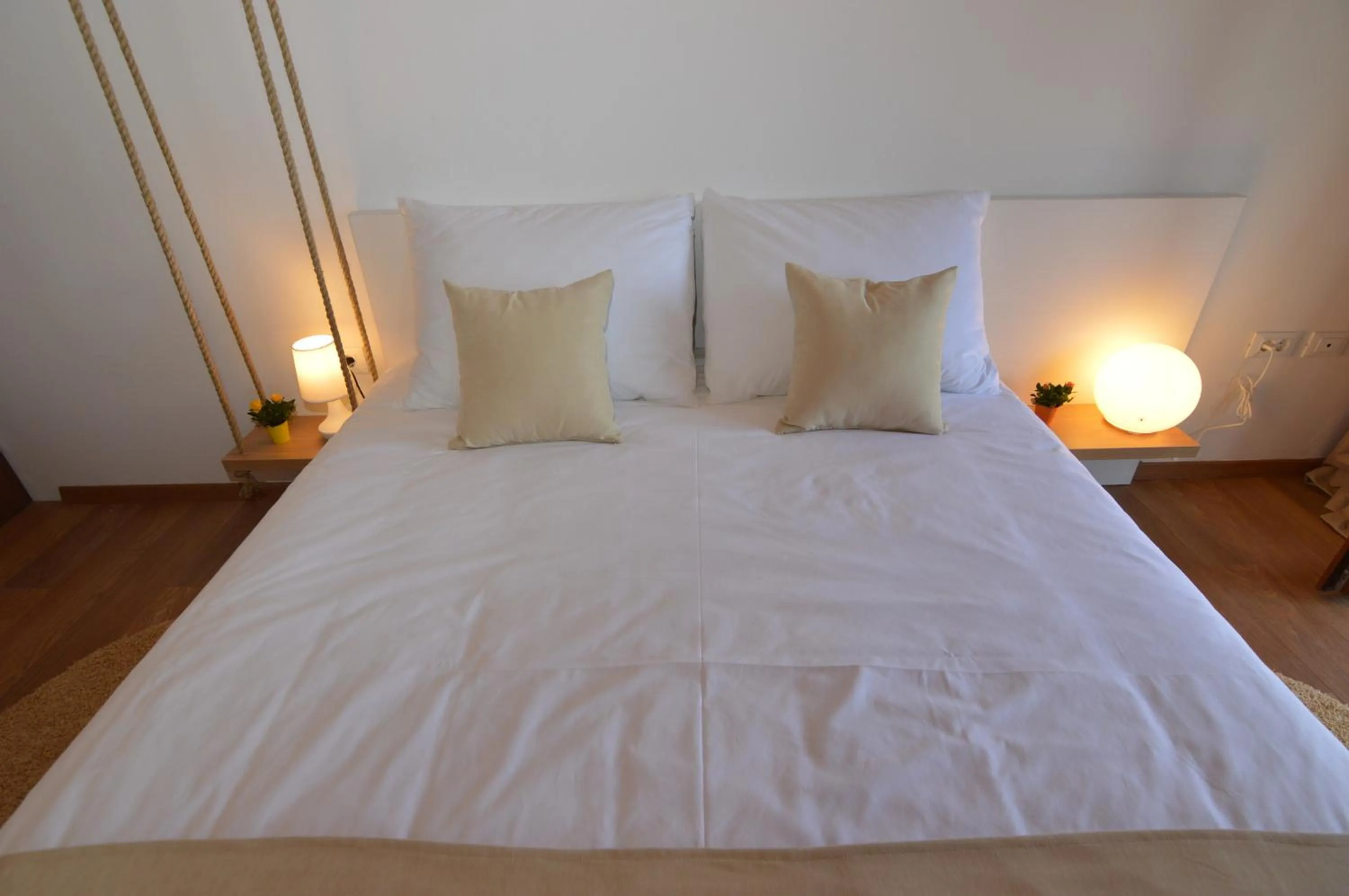 Bed in Hotel Natura Vilanija