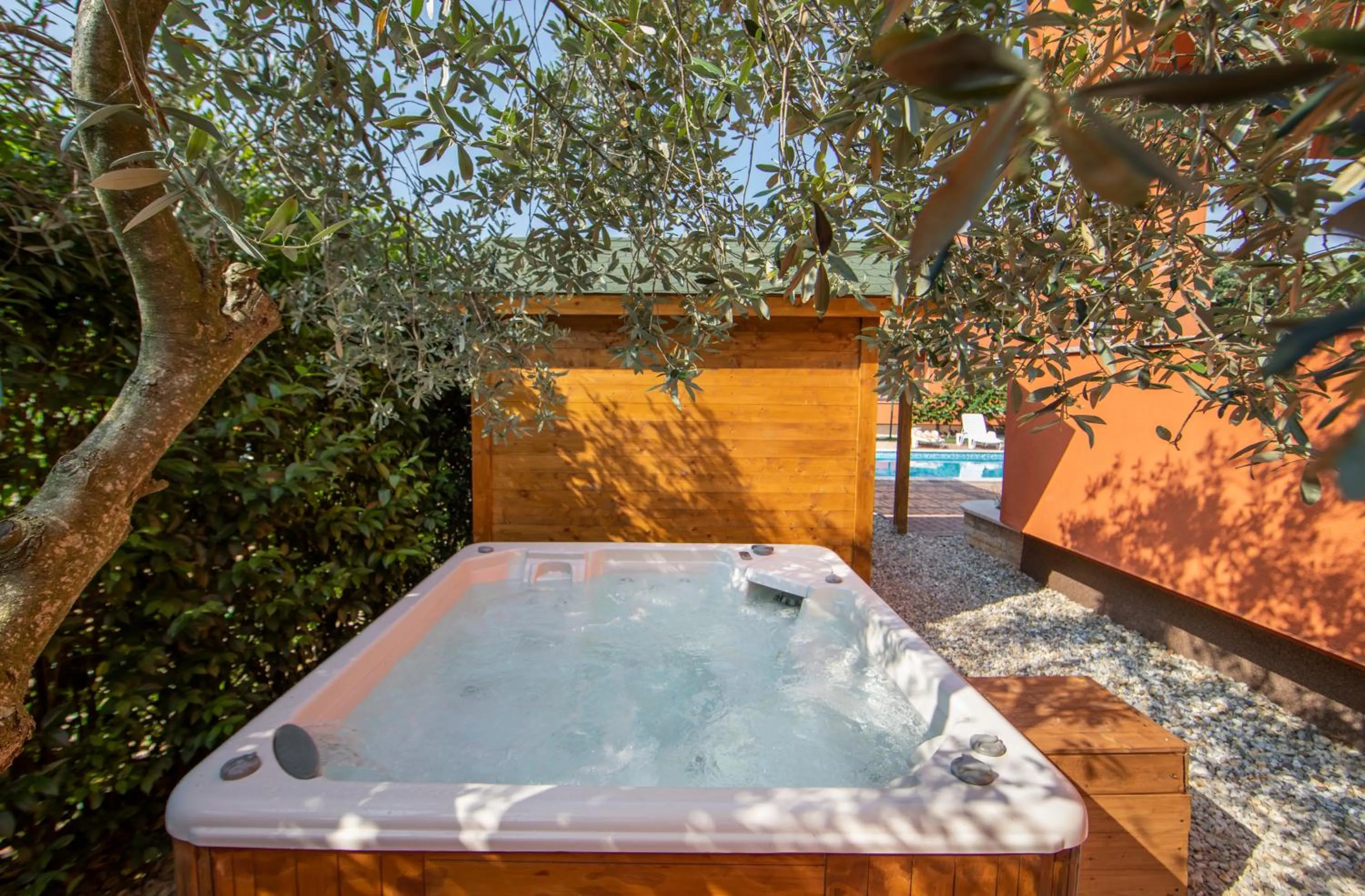 Hot Tub in Hotel Natura Vilanija