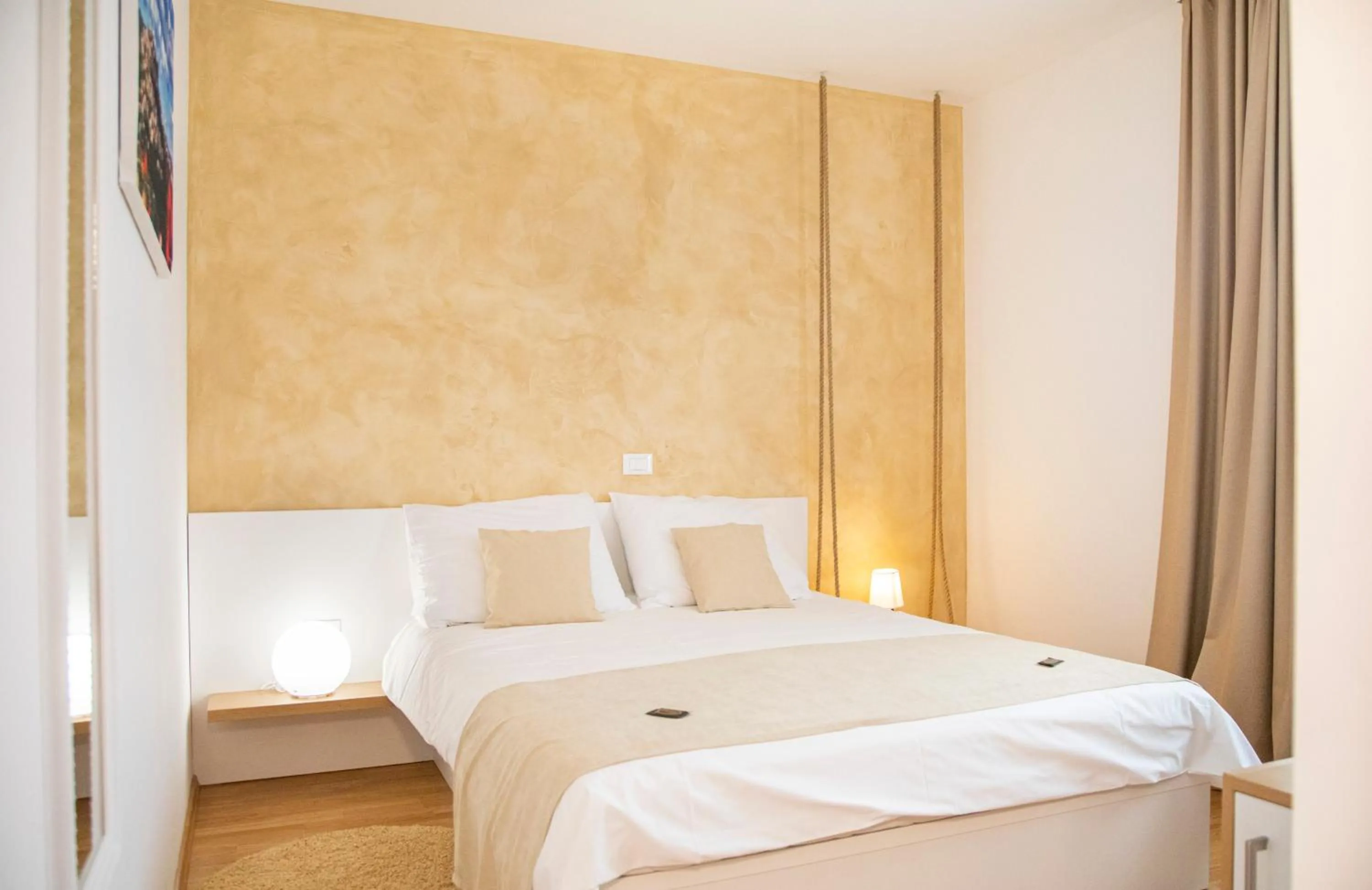 Bed in Hotel Natura Vilanija