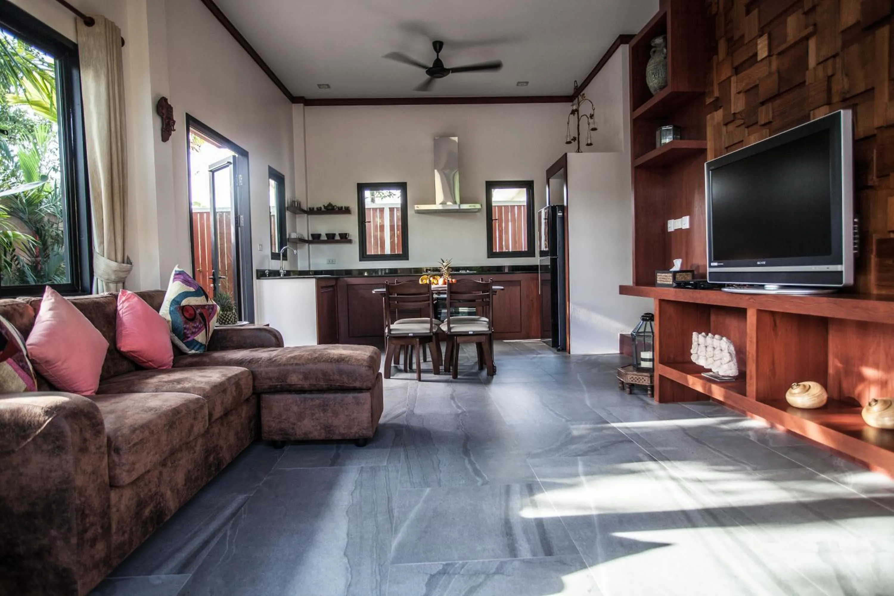 Living room in Baan Pinya Cosy One Bedroom Executive Bungalow