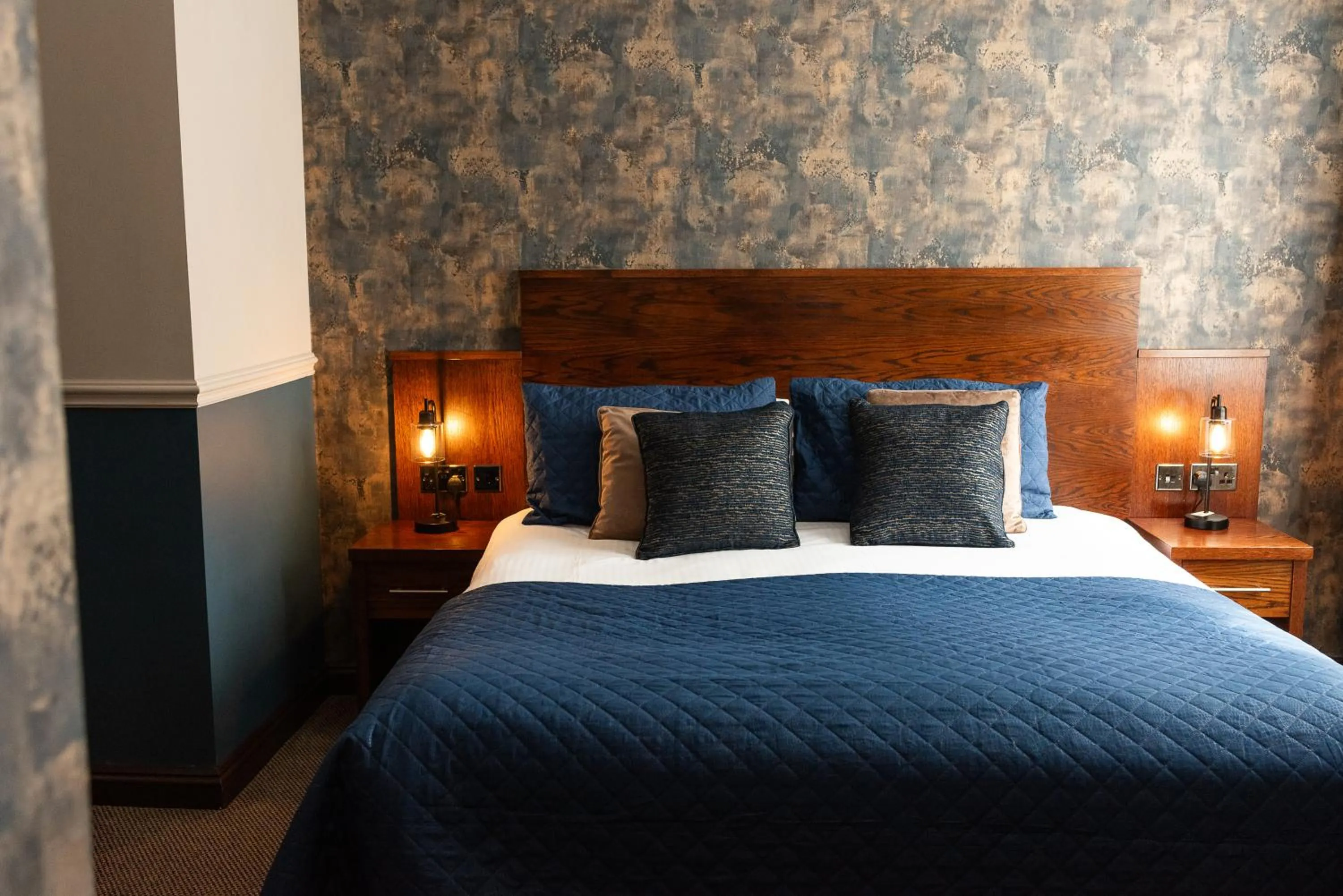 Bed in The Duke of Edinburgh Hotel & Bar