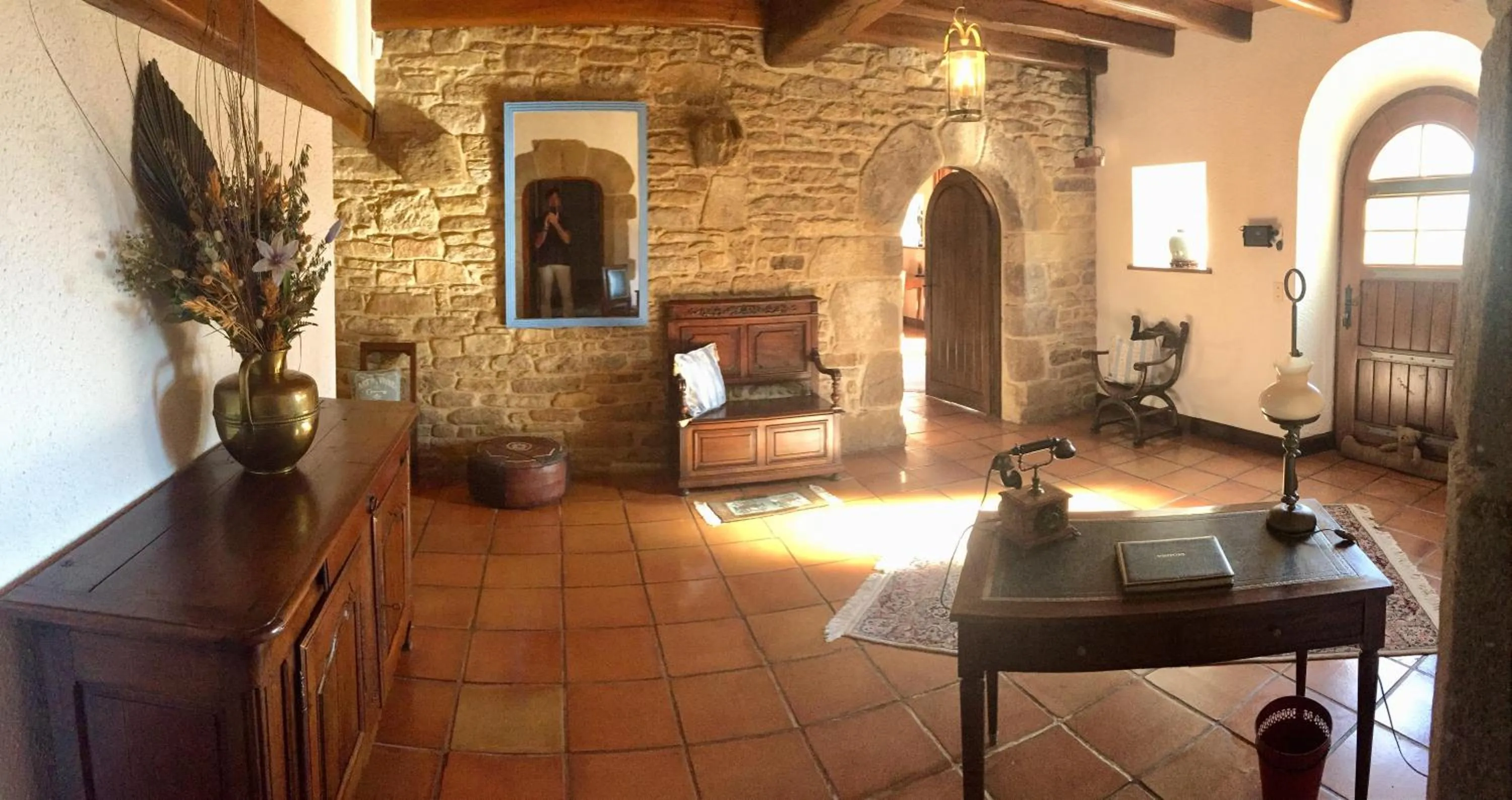 Lobby or reception in Chambres d'hotes "Manoir Des Quatre Saisons"