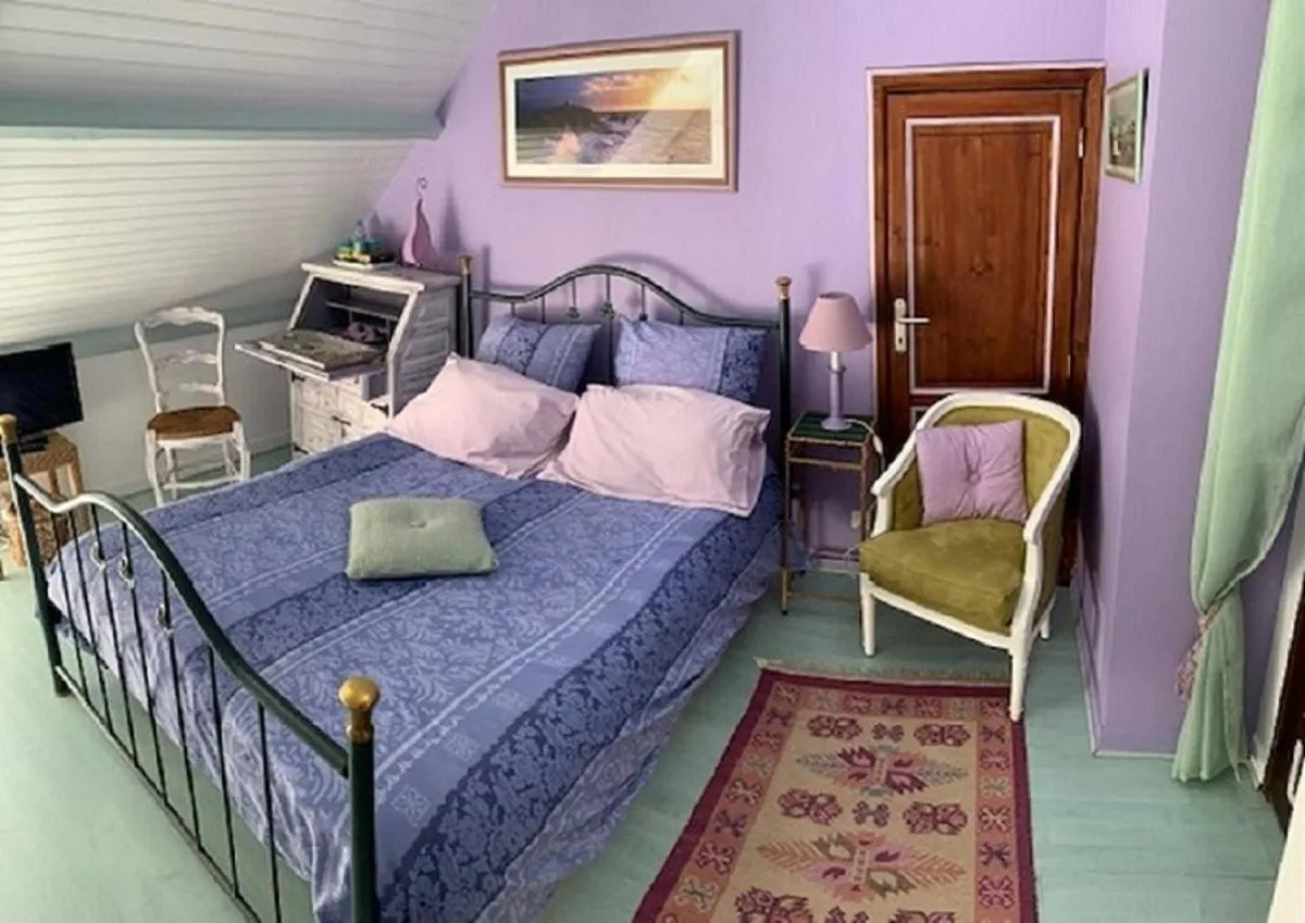 Bedroom in Chambres d'hotes "Manoir Des Quatre Saisons"