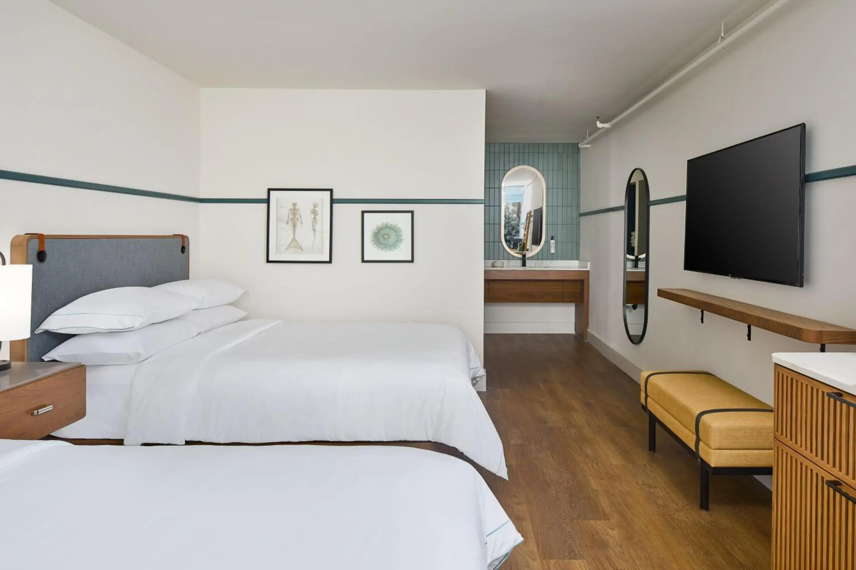 Standard Queen Room with Two Queen Beds in Monterey Beach Hotel, a Tribute Portfolio Hotel Standard Queen Room with Two Queen Beds in Monterey Beach Hotel, a Tribute Portfolio Hotel