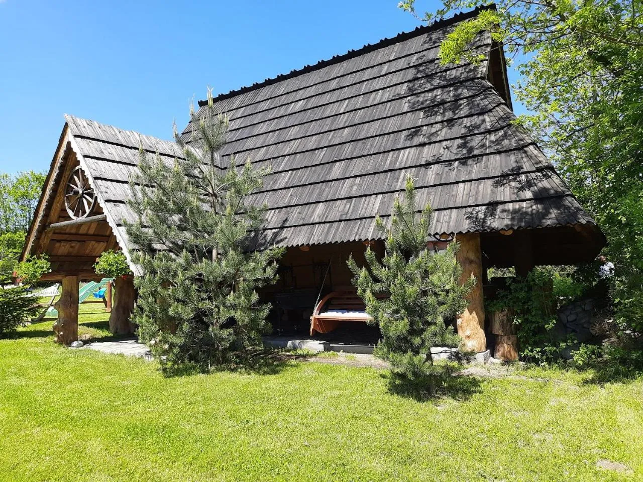 BBQ facilities in Willa Płazówka Białczańska