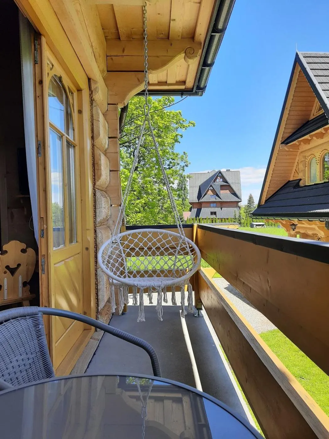 Garden view in Willa Płazówka Białczańska